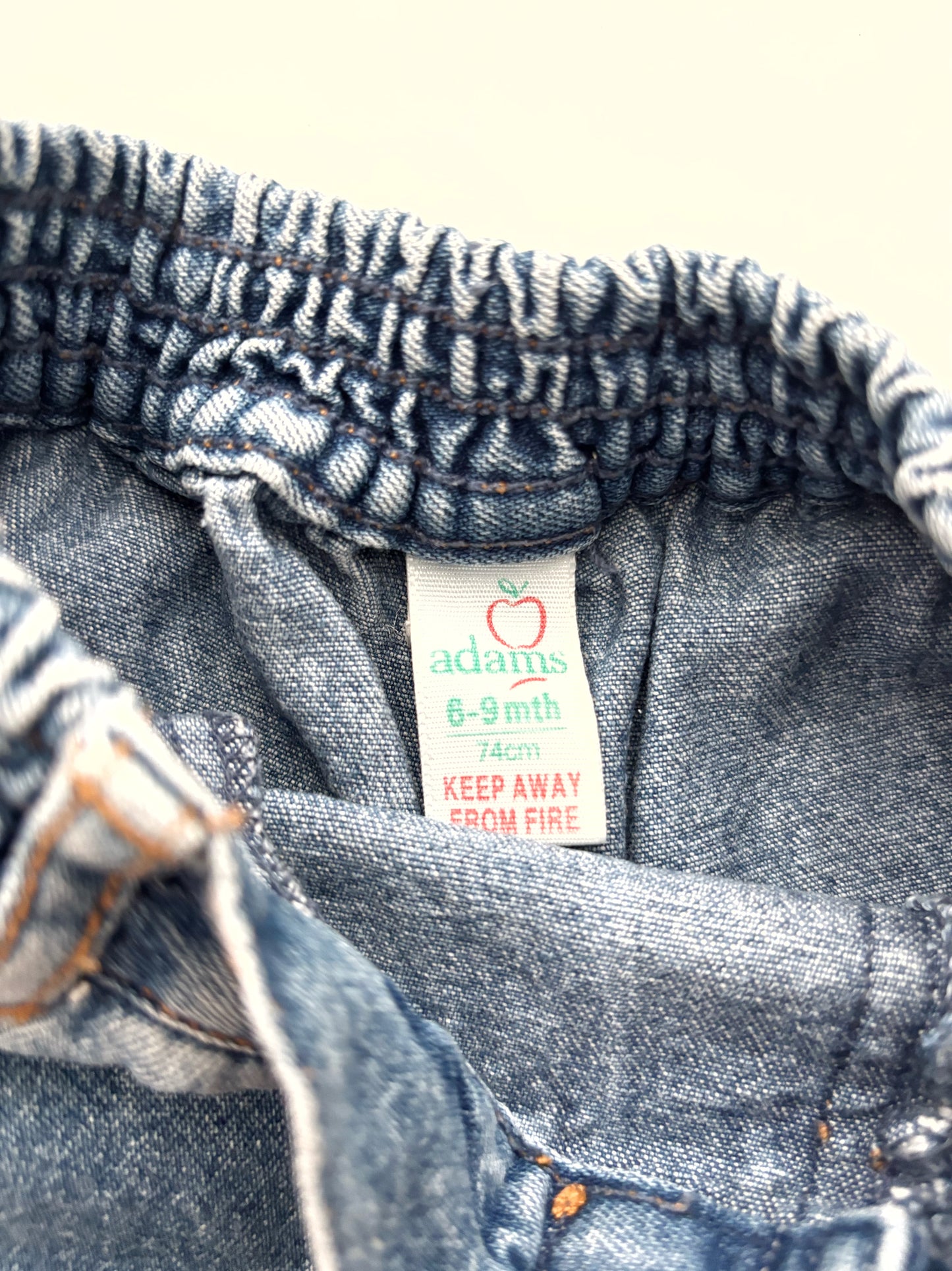 Vintage Adams Jeans Age 6-9 Months