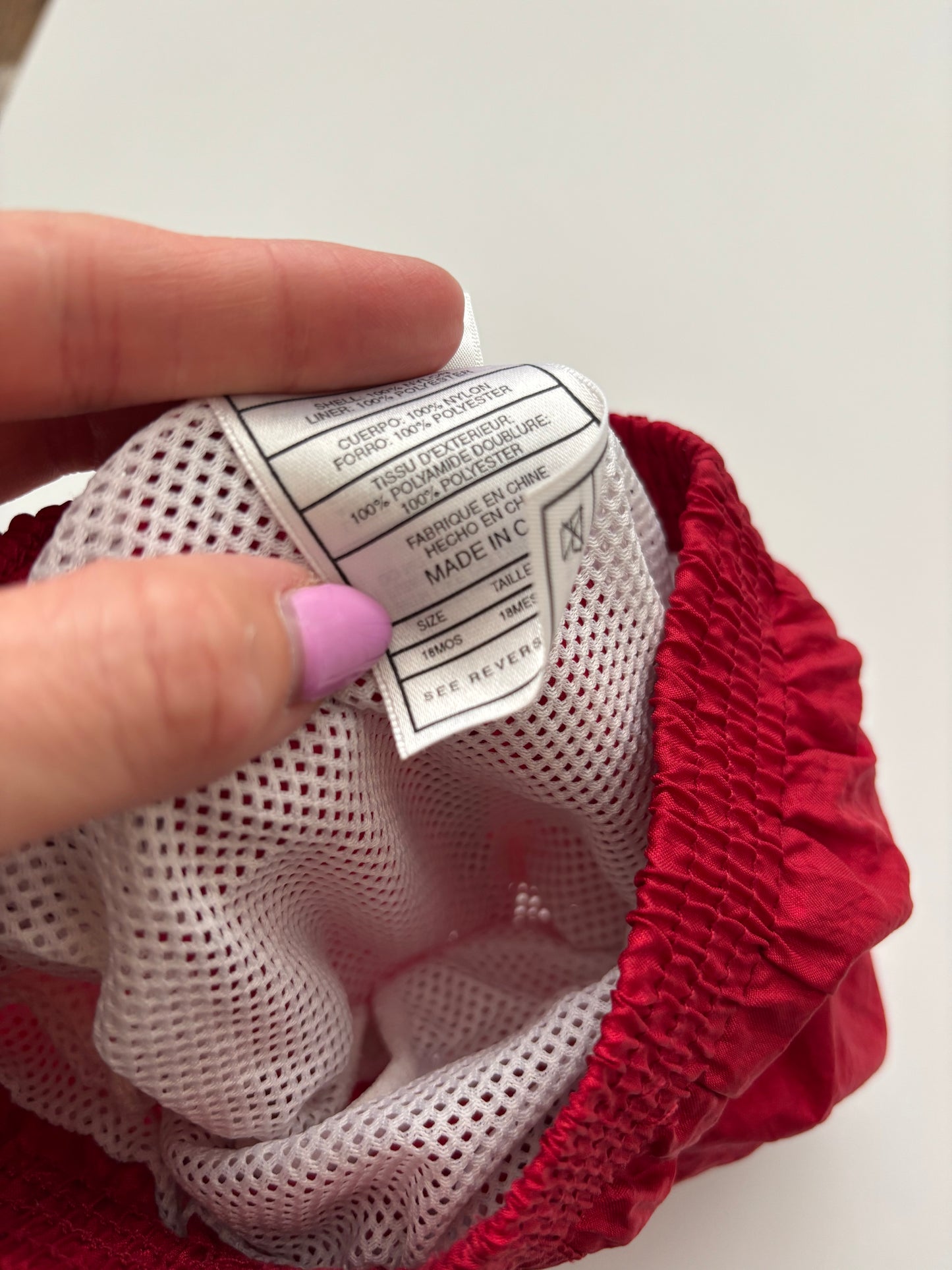 Vintage Nike Boys Swim Shorts Age 18 Months