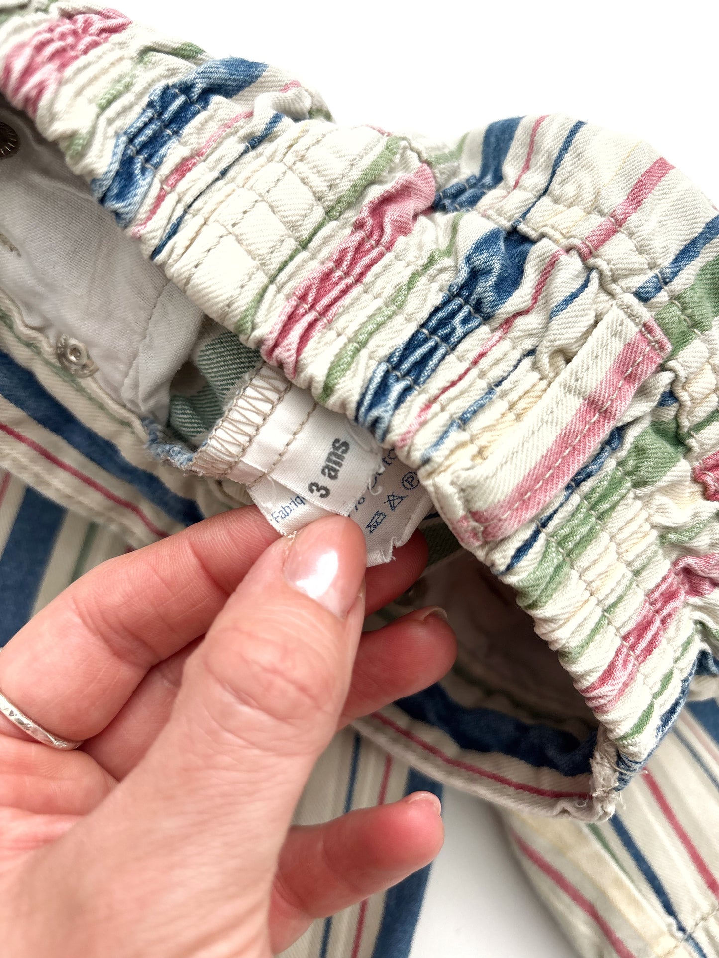 Vintage Stripe Shorts Age 3 Years
