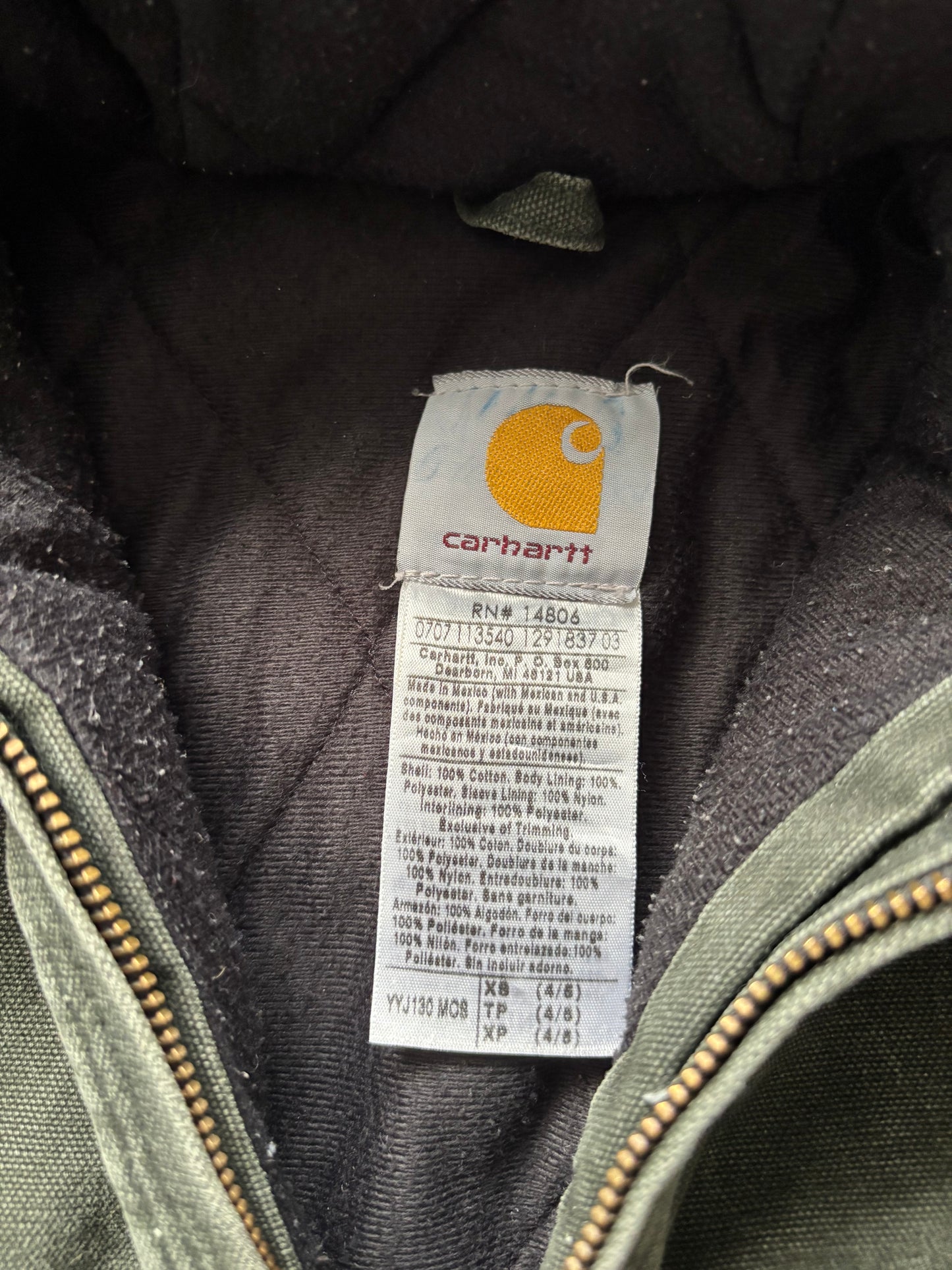 Carhartt Jacket Age 4-5 Years