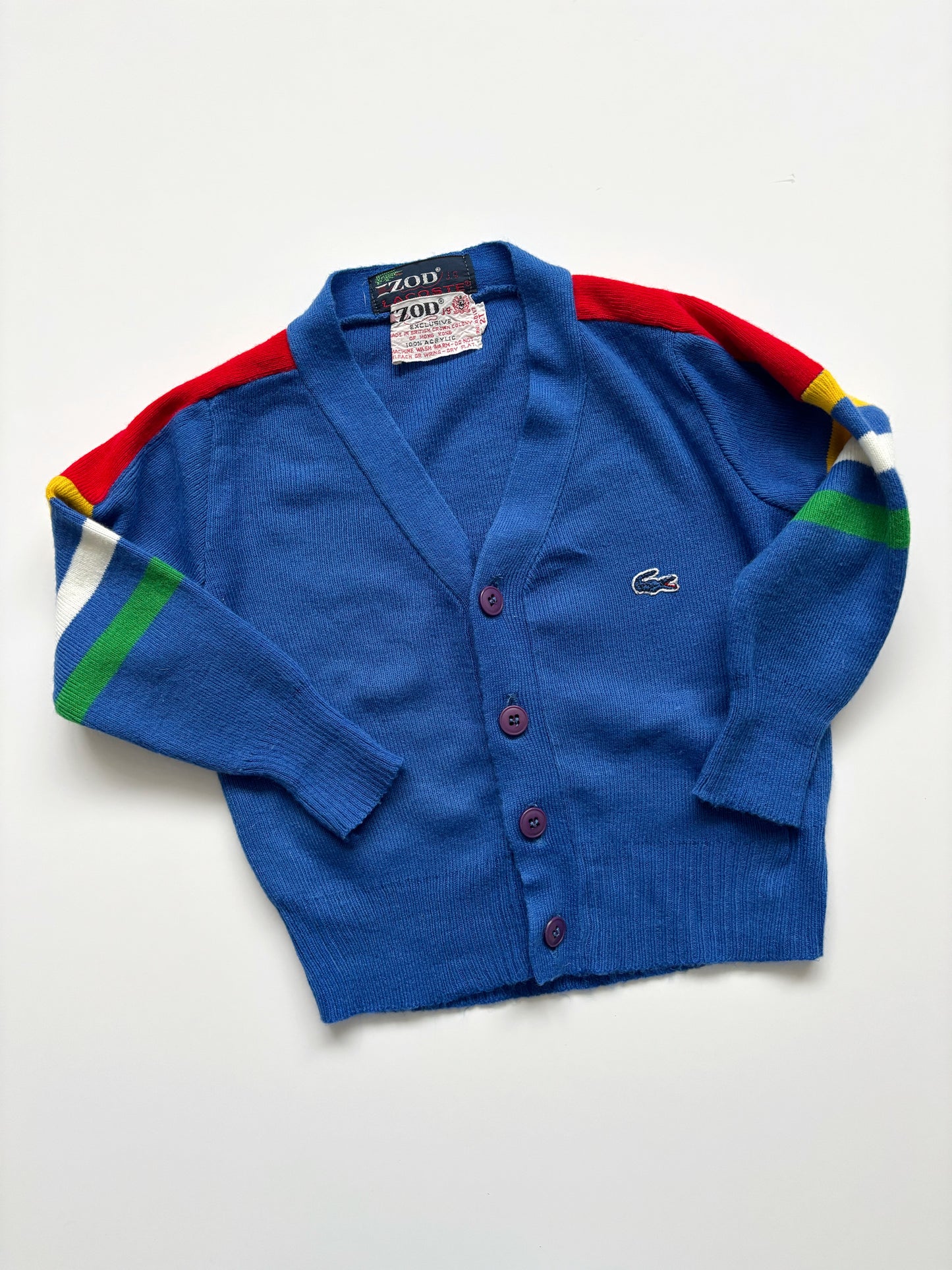 Vintage Izod Lacoste Cardigan *Rare* Age 2 Years