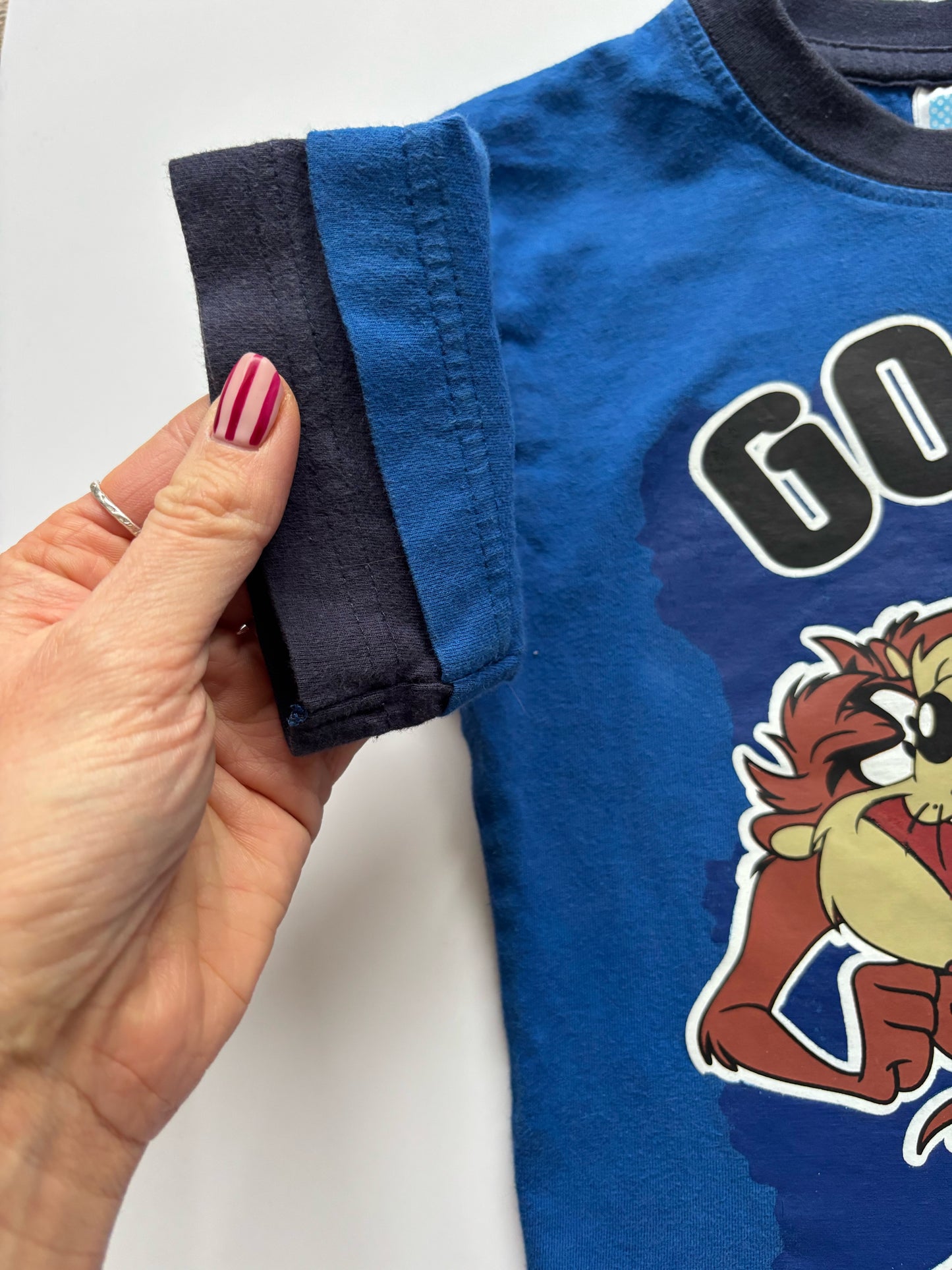 Vintage Taz Soccer T-Shirt Age 2-3 Years