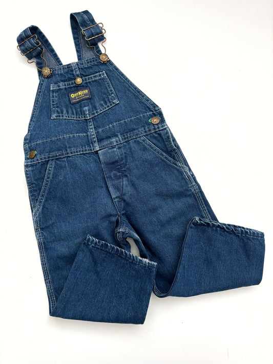 Vintage Oshkosh B’Gosh Blue Denim Dungarees Age 2-3 Years.