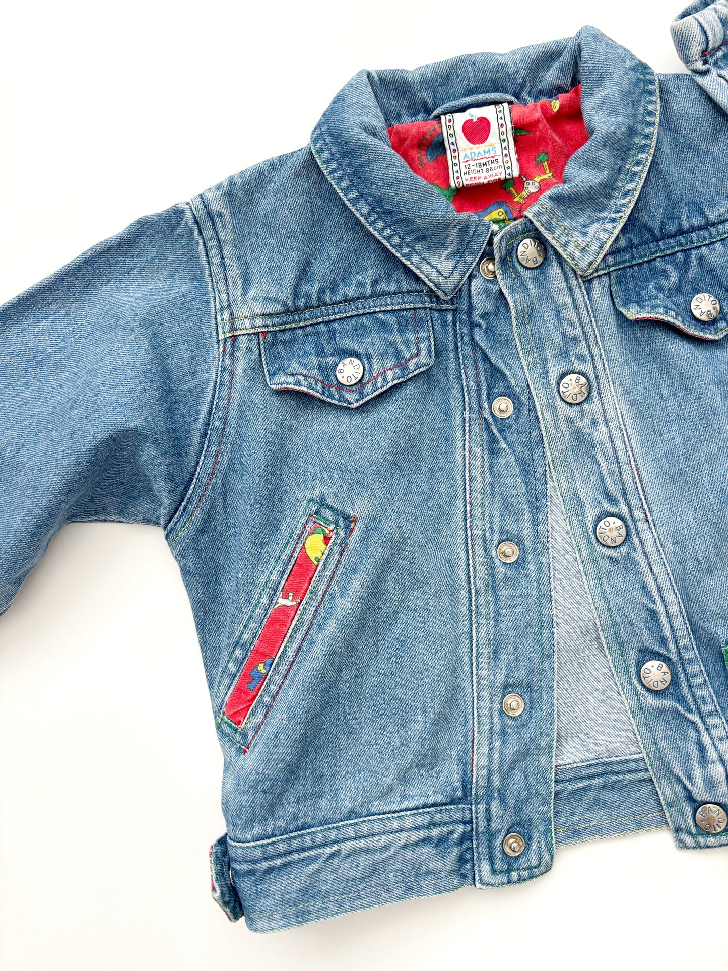 Vintage 90’s Demim Jacket Age 12-18 Months
