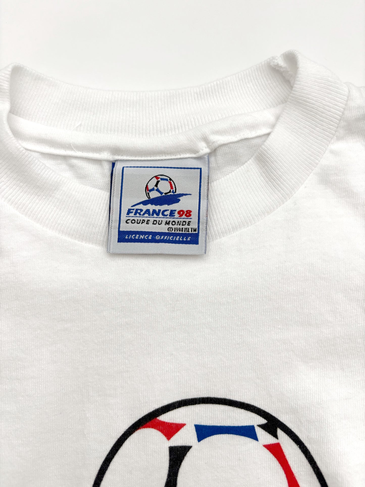 France 98 Football World Cup T-Shirt - Deadstock 1994 Age 3-4 Years