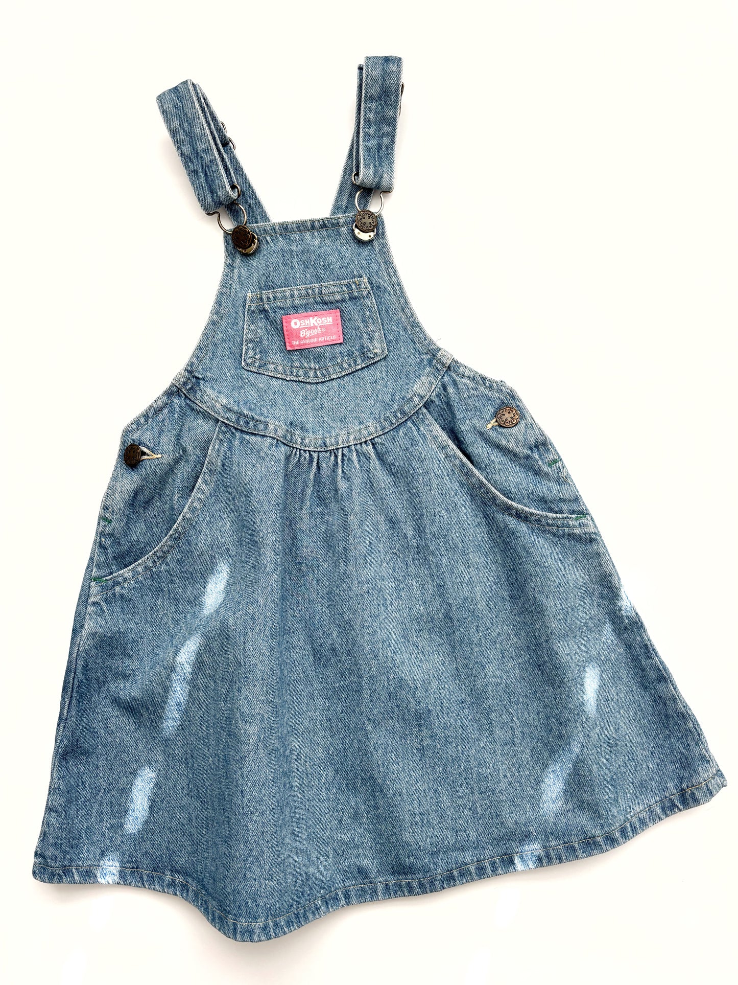 Oshkosh Denim Pinafore Dress Age 4 Years