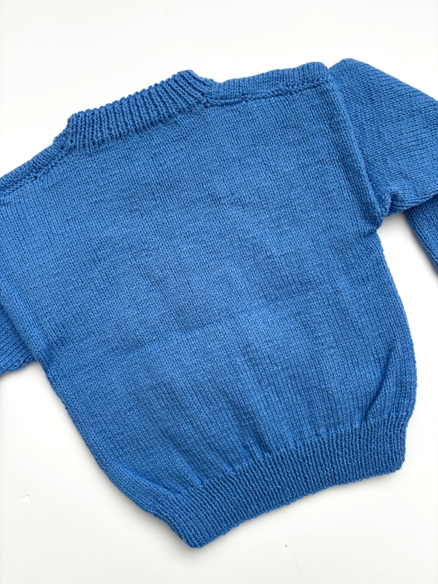 Triceratops Handknit Jumper Age 3-4 Years
