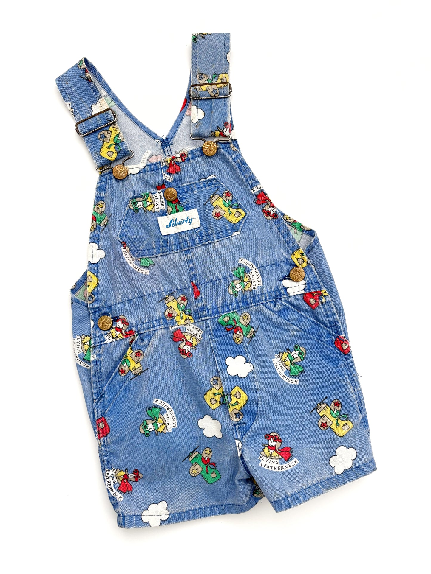 Vintage RARE Liberty USA Shortall Flying Dungarees Age 3-4 Years