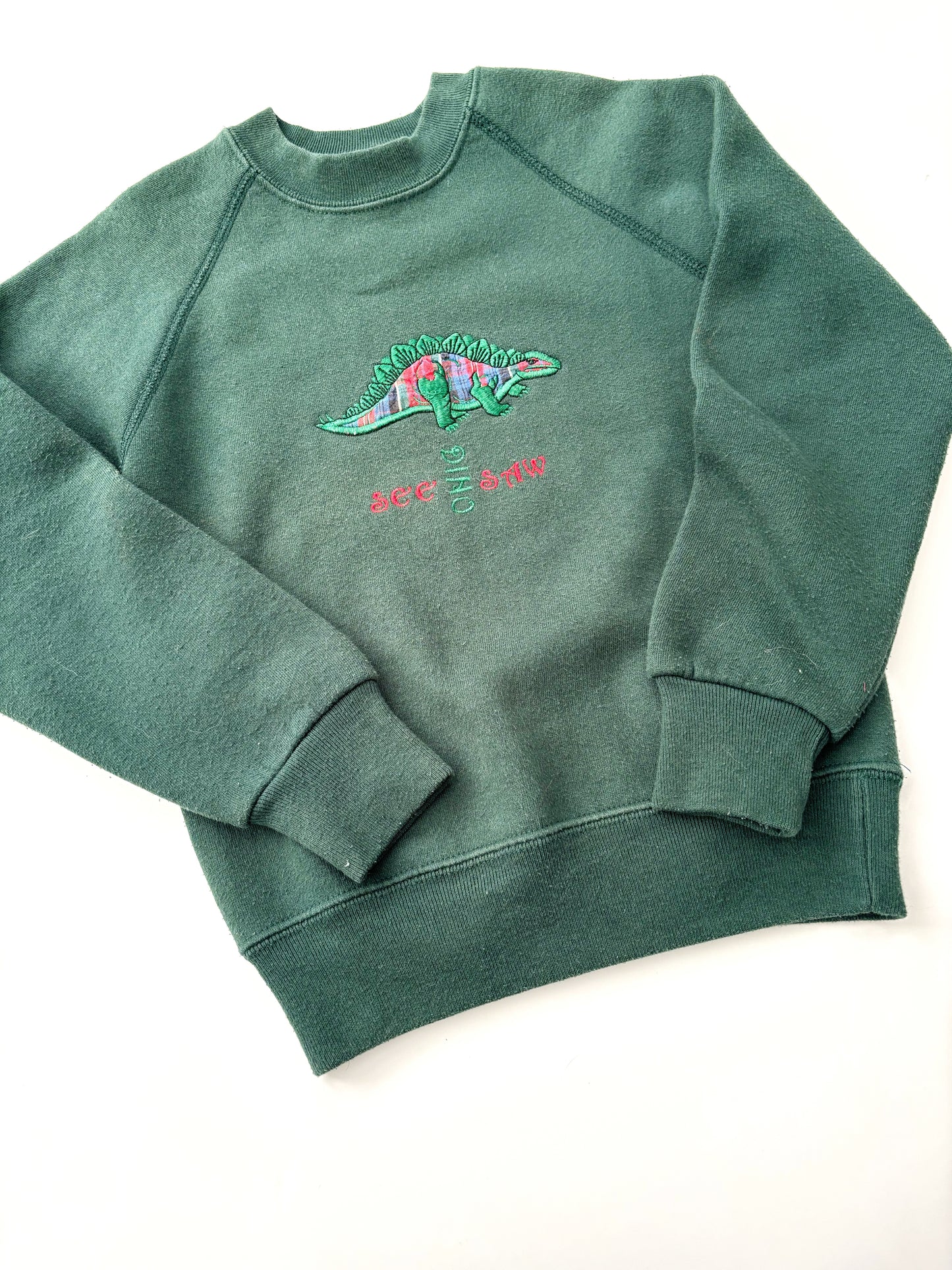 American Vintage Green Dinosaur Sweatshirt Age 4-5 Years