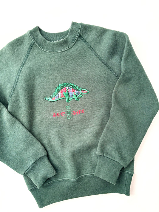 American Vintage Green Dinosaur Sweatshirt Age 4-5 Years