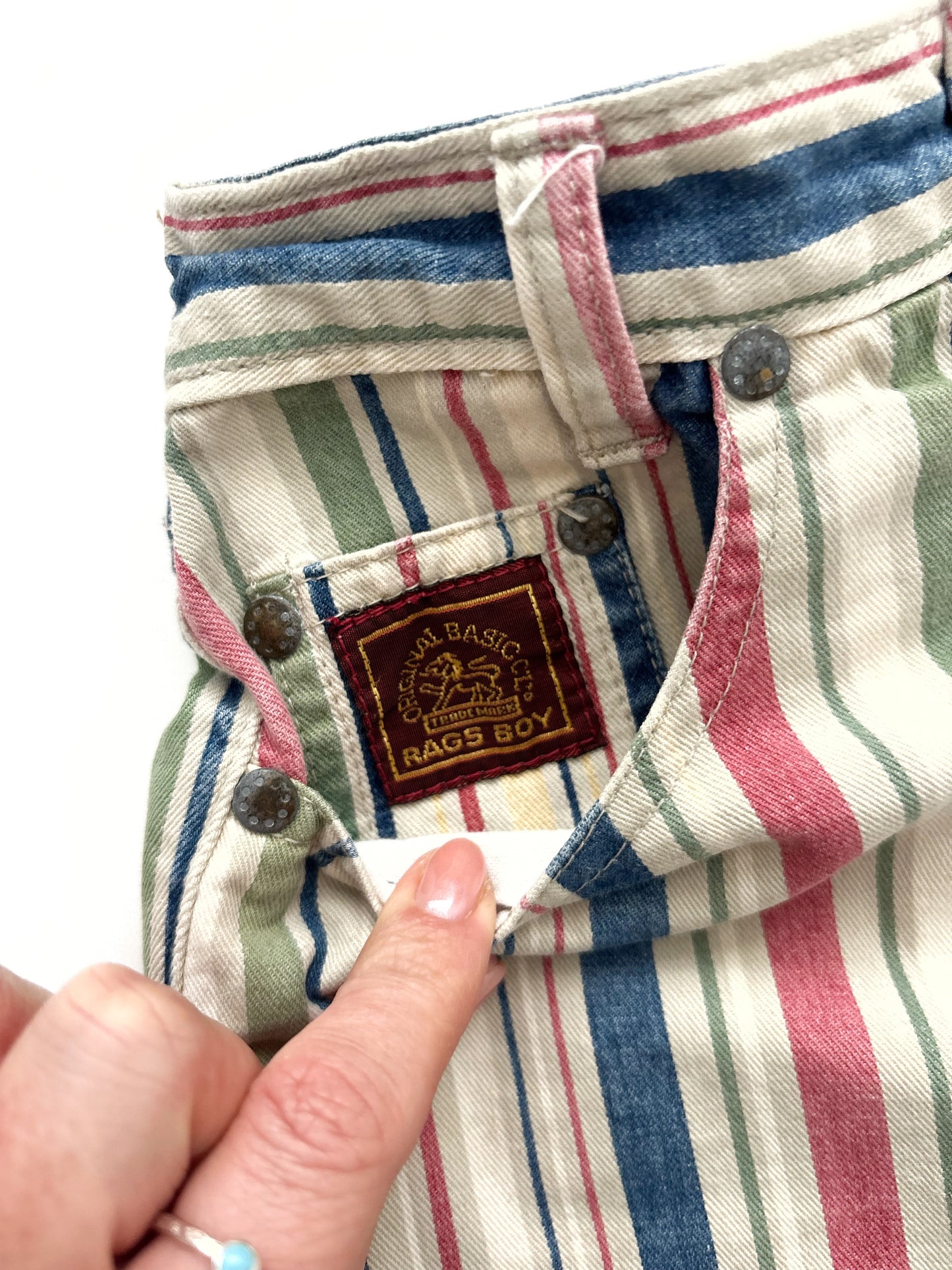 Vintage Stripe Shorts Age 3 Years