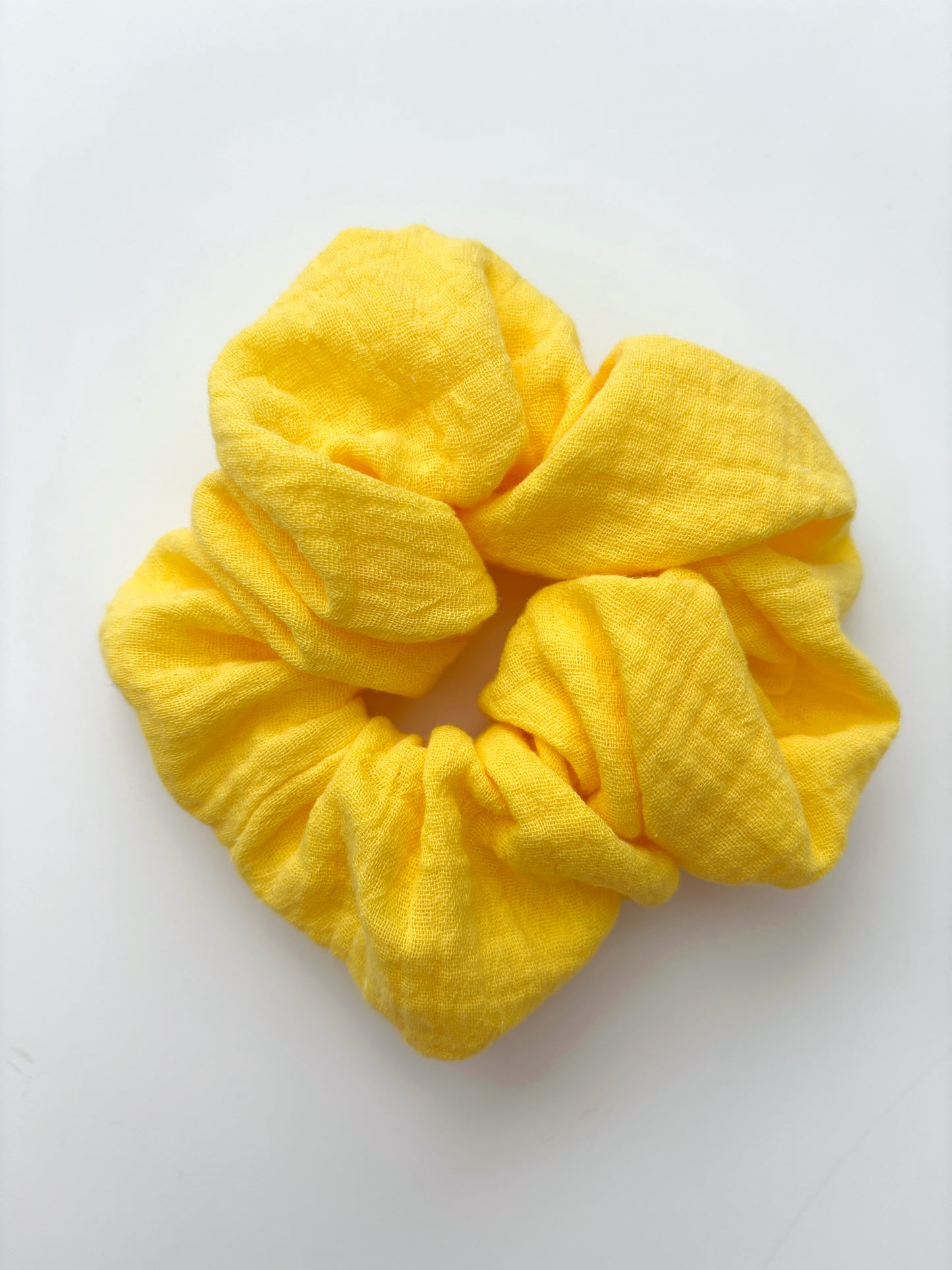 Bright Yellow Scrunchie