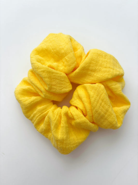 Bright Yellow Scrunchie