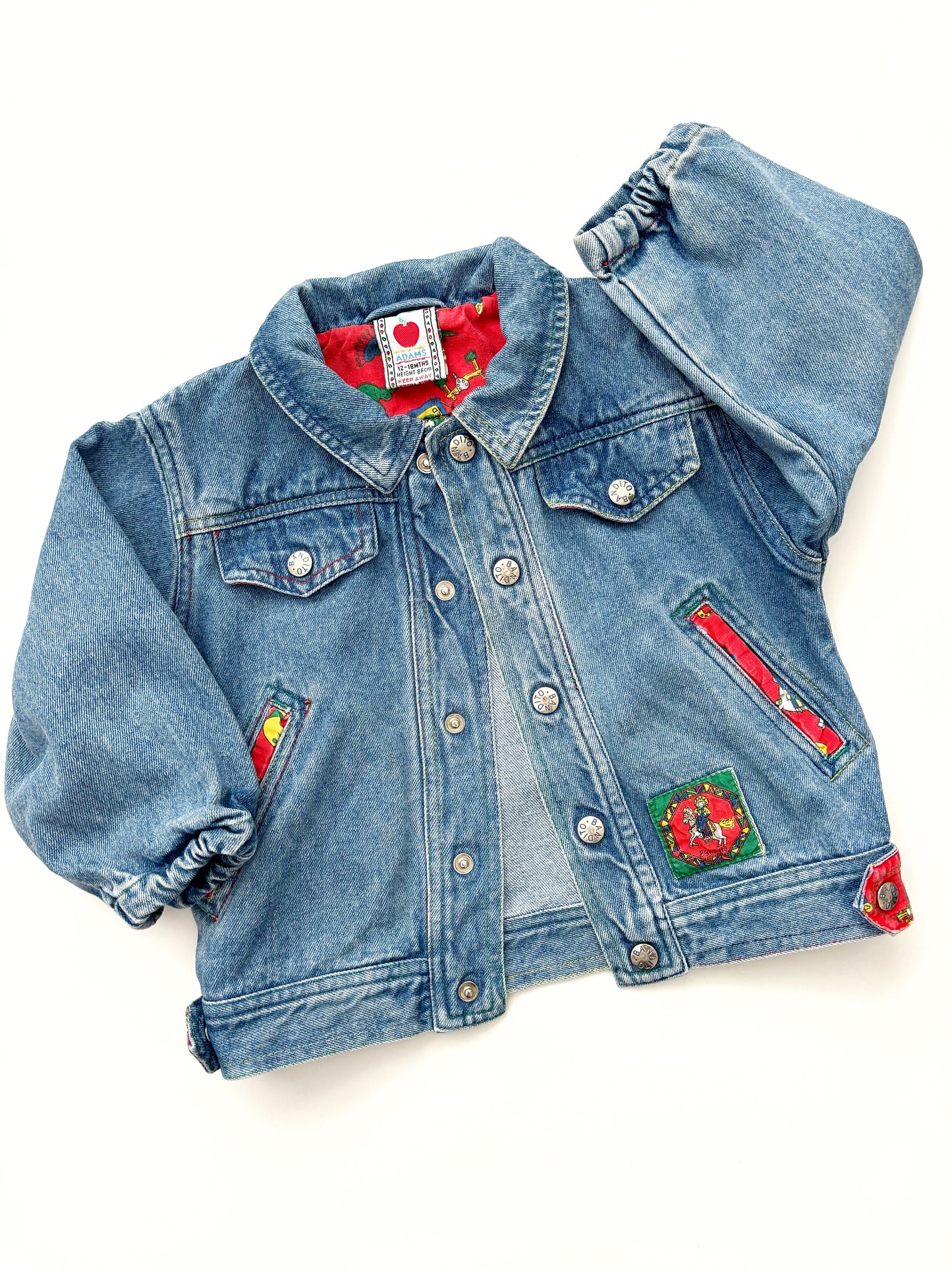 Vintage 90’s Demim Jacket Age 12-18 Months
