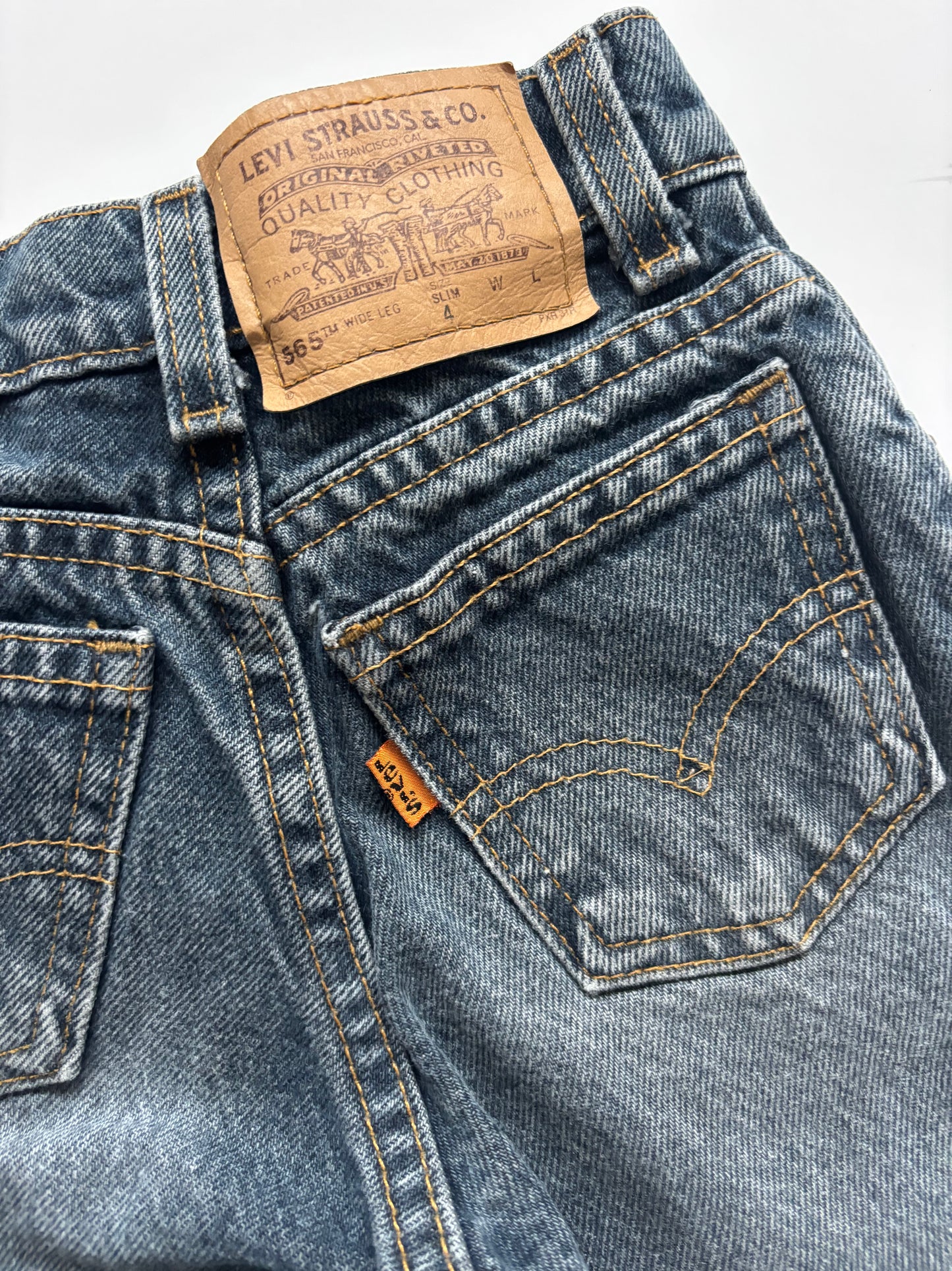 Vintage Orange Tab Little Levi’s Age 4 Years