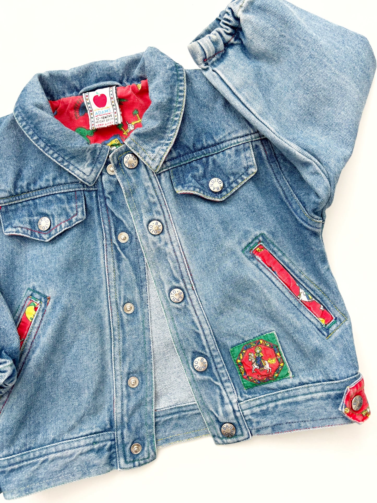 Vintage 90’s Demim Jacket Age 12-18 Months