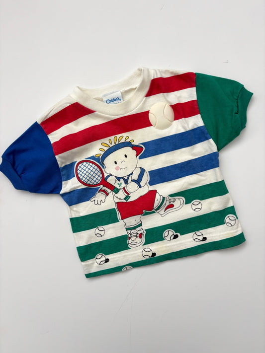 Vintage Tennis T-Shirt Age 6-12 Months.