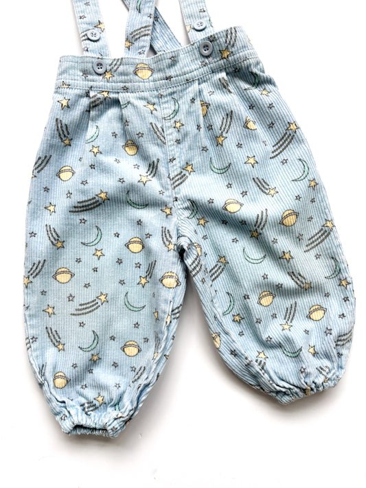 Vintage Space Corduroy Trousers Age 6-12 Months
