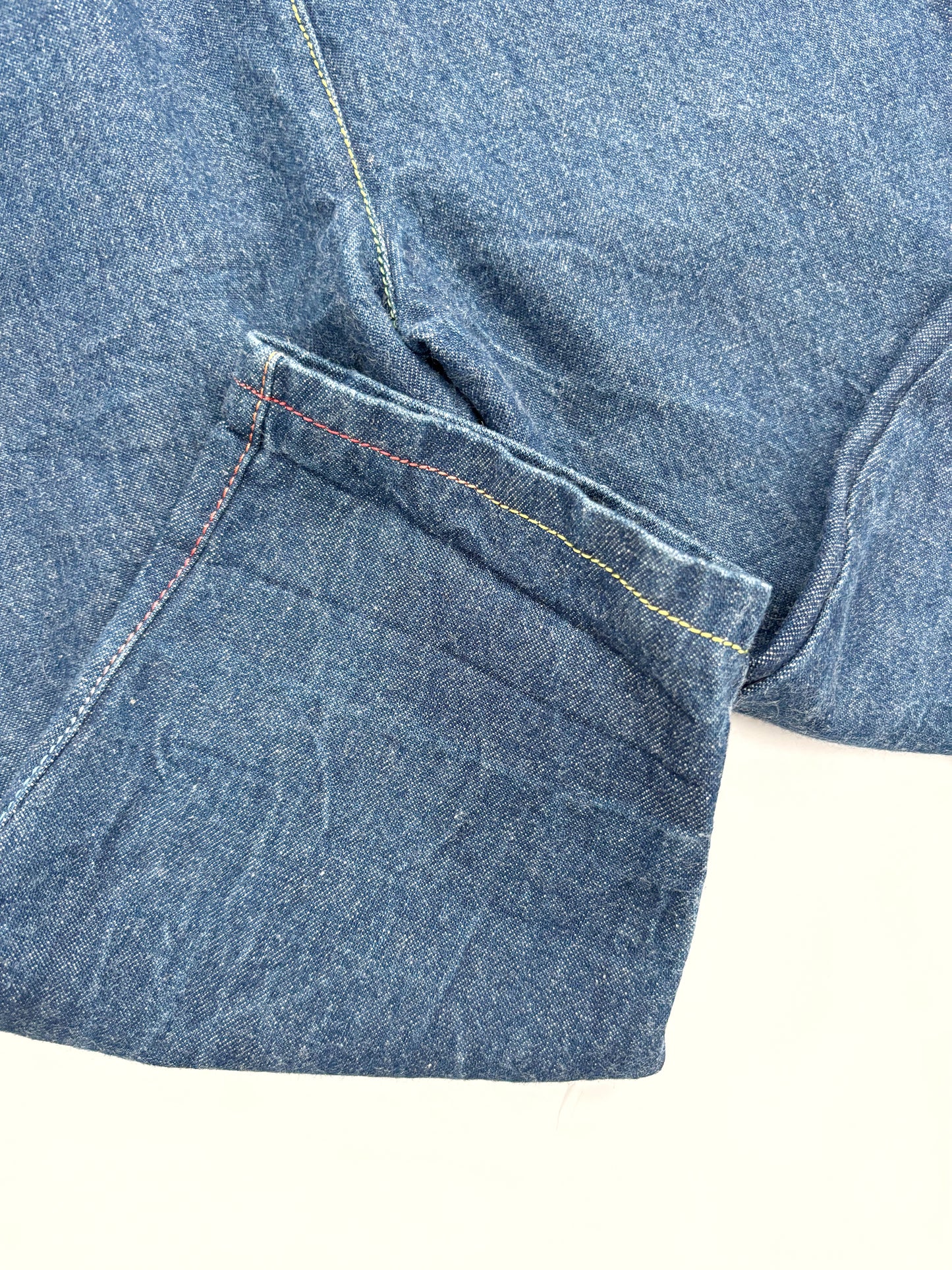 Vintage Lined Denim Dungarees Age 12-18 Months