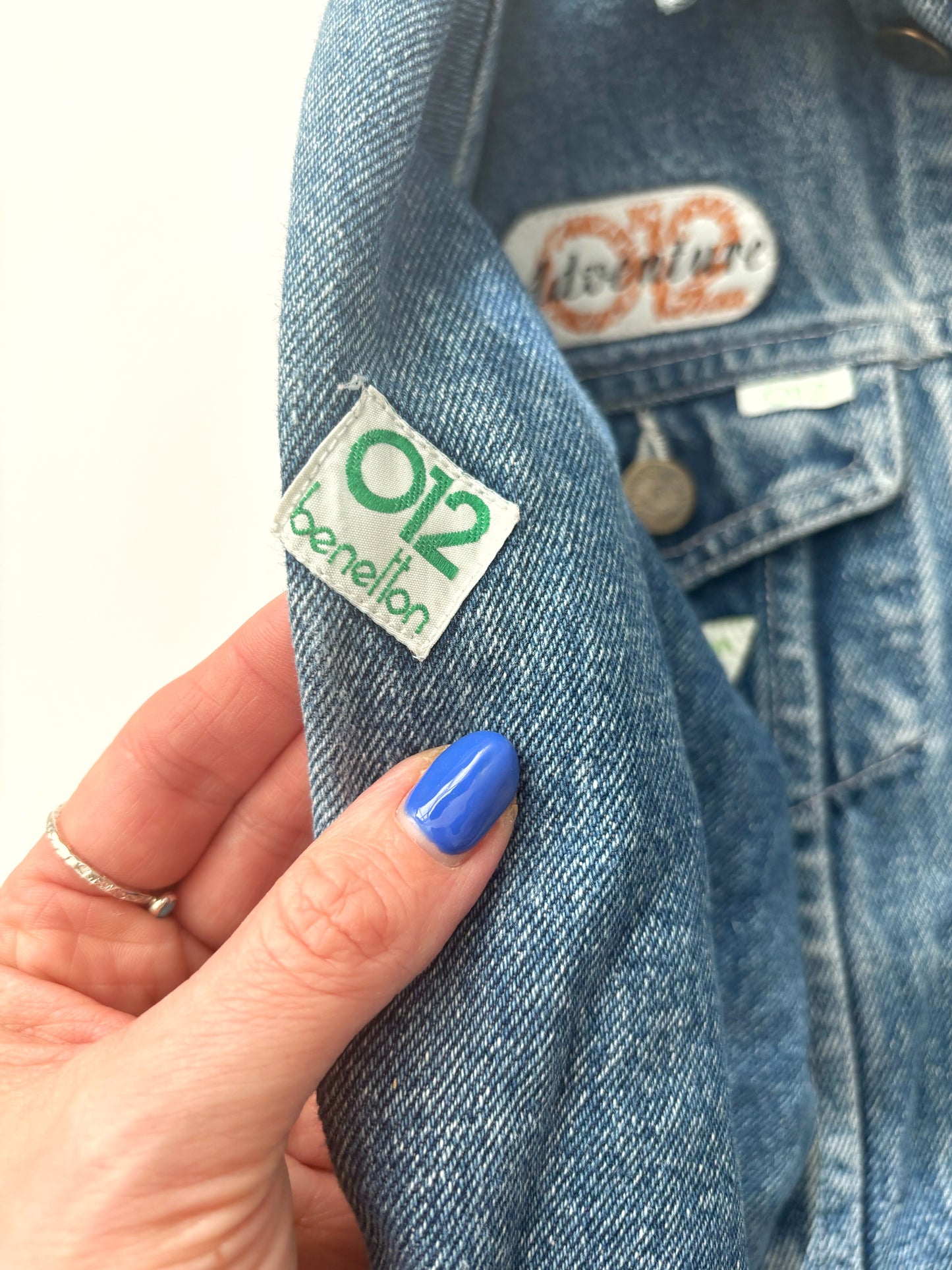 Vintage Benetton Denim Jacket Age 4 Years.