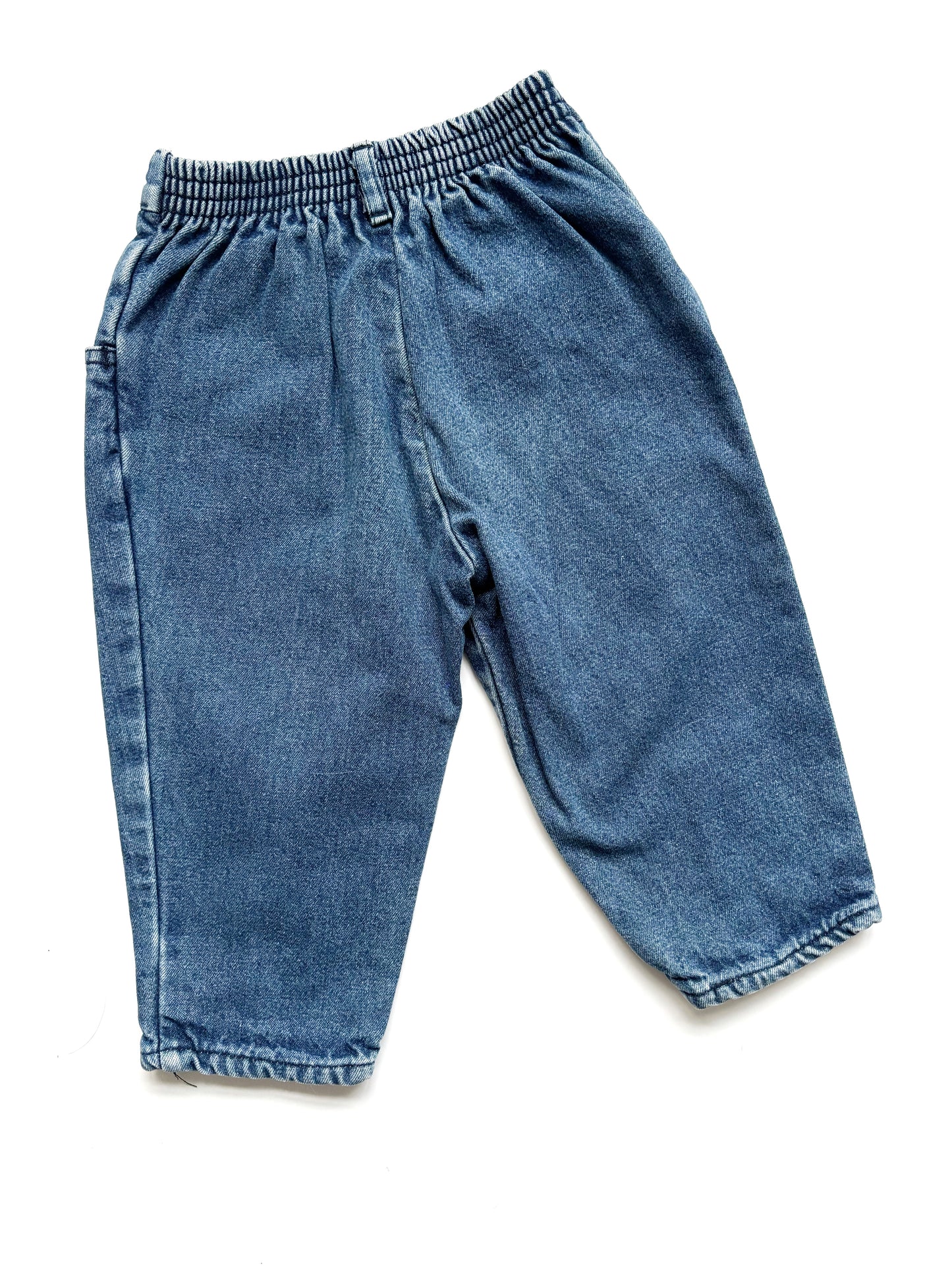 Vintage Clown Print Jeans Age 18-24 Months