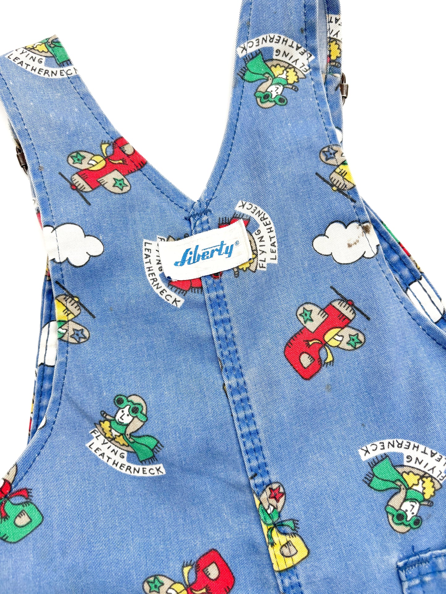 Vintage RARE Liberty USA Shortall Flying Dungarees Age 3-4 Years