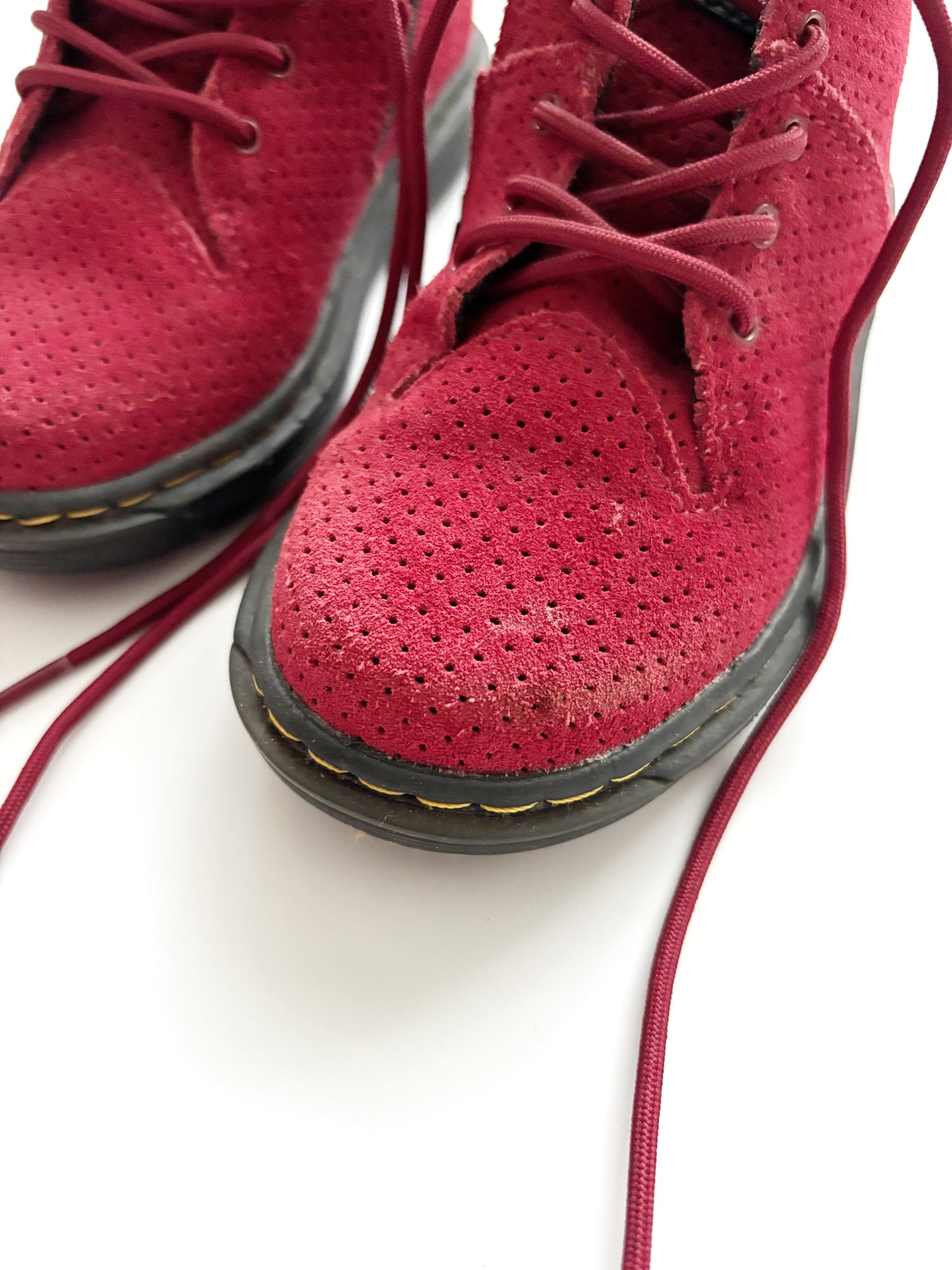 Red Dr Marten Boots Size Infant UK 7.5