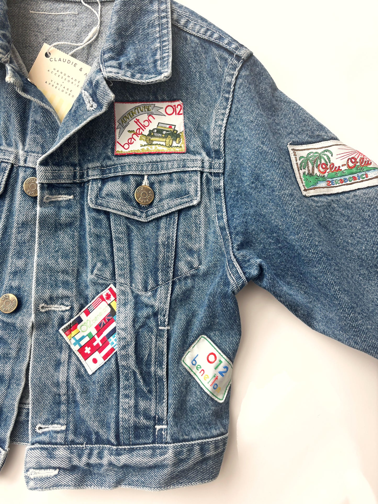 Vintage Benetton Denim Jacket Age 4 Years.