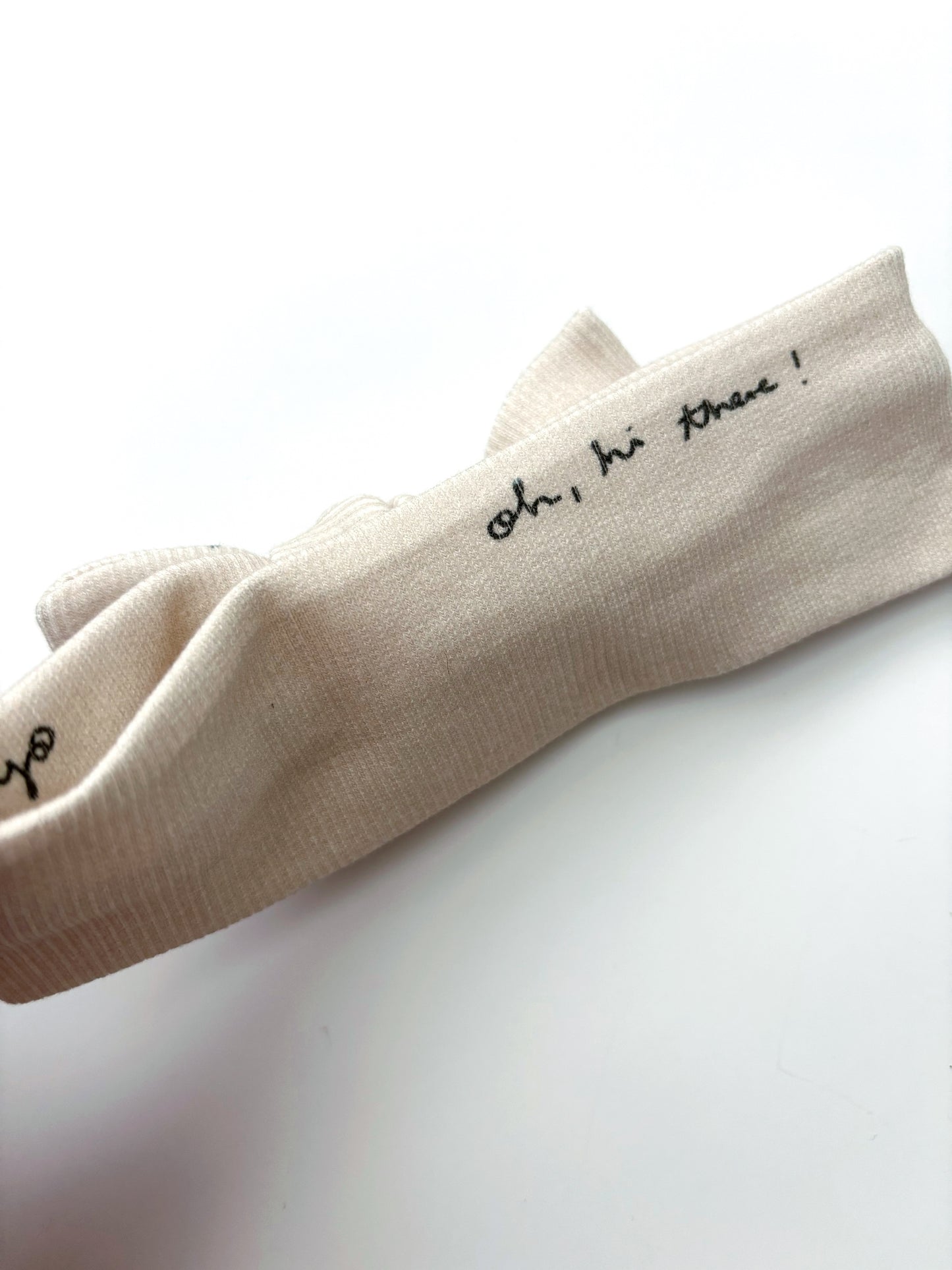 Oh hi there! Topknot headband