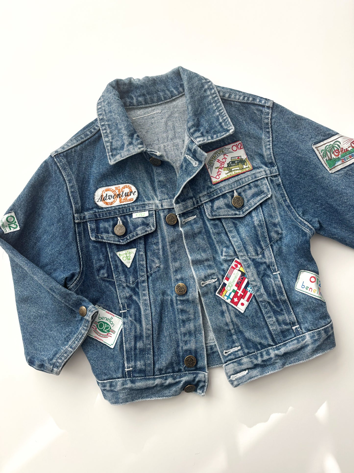 Vintage Benetton Denim Jacket Age 4 Years.