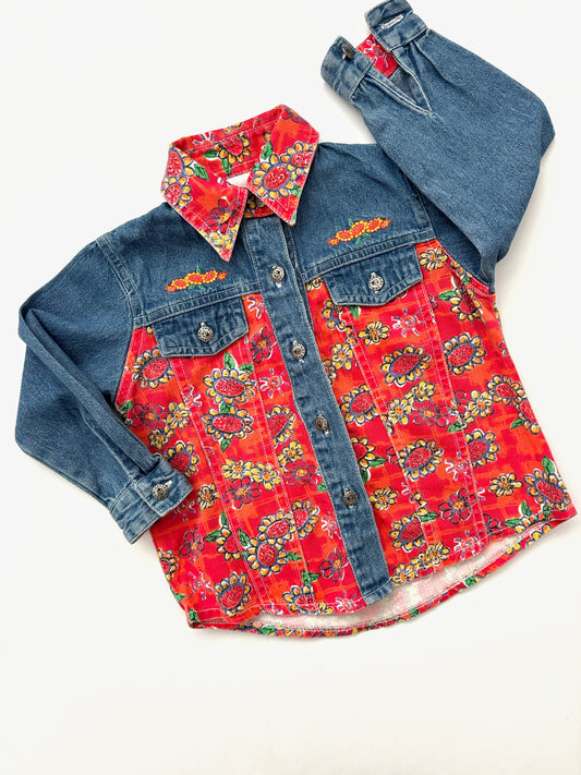 Vintage Sunflower Shirt Age 18-24 Months