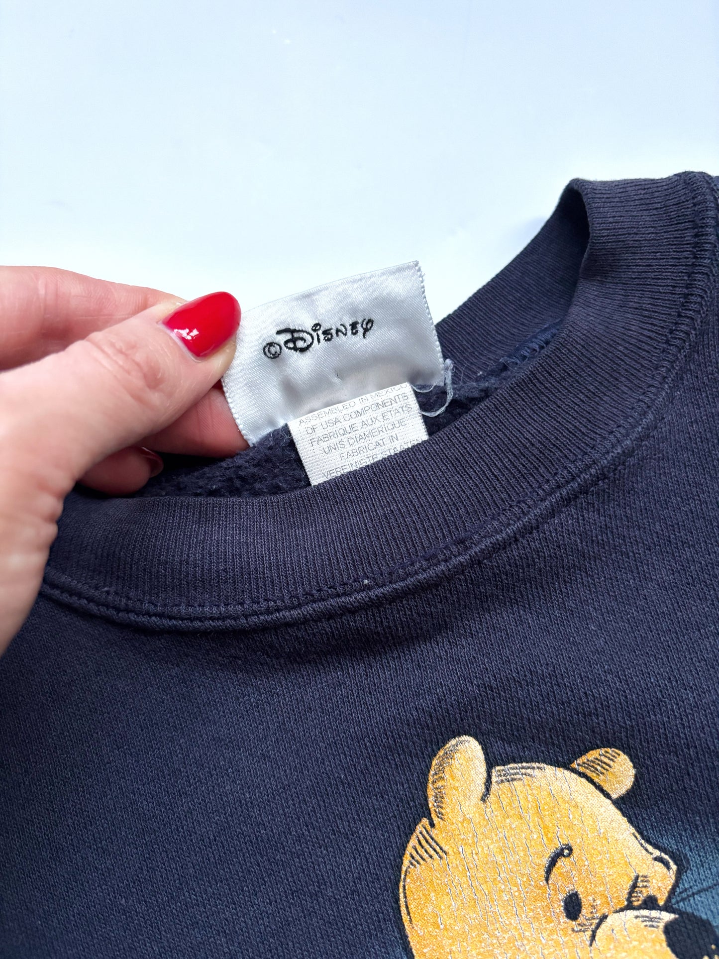 Winnie the Pooh Sweatshirt Age Youth XS 3-4 Years