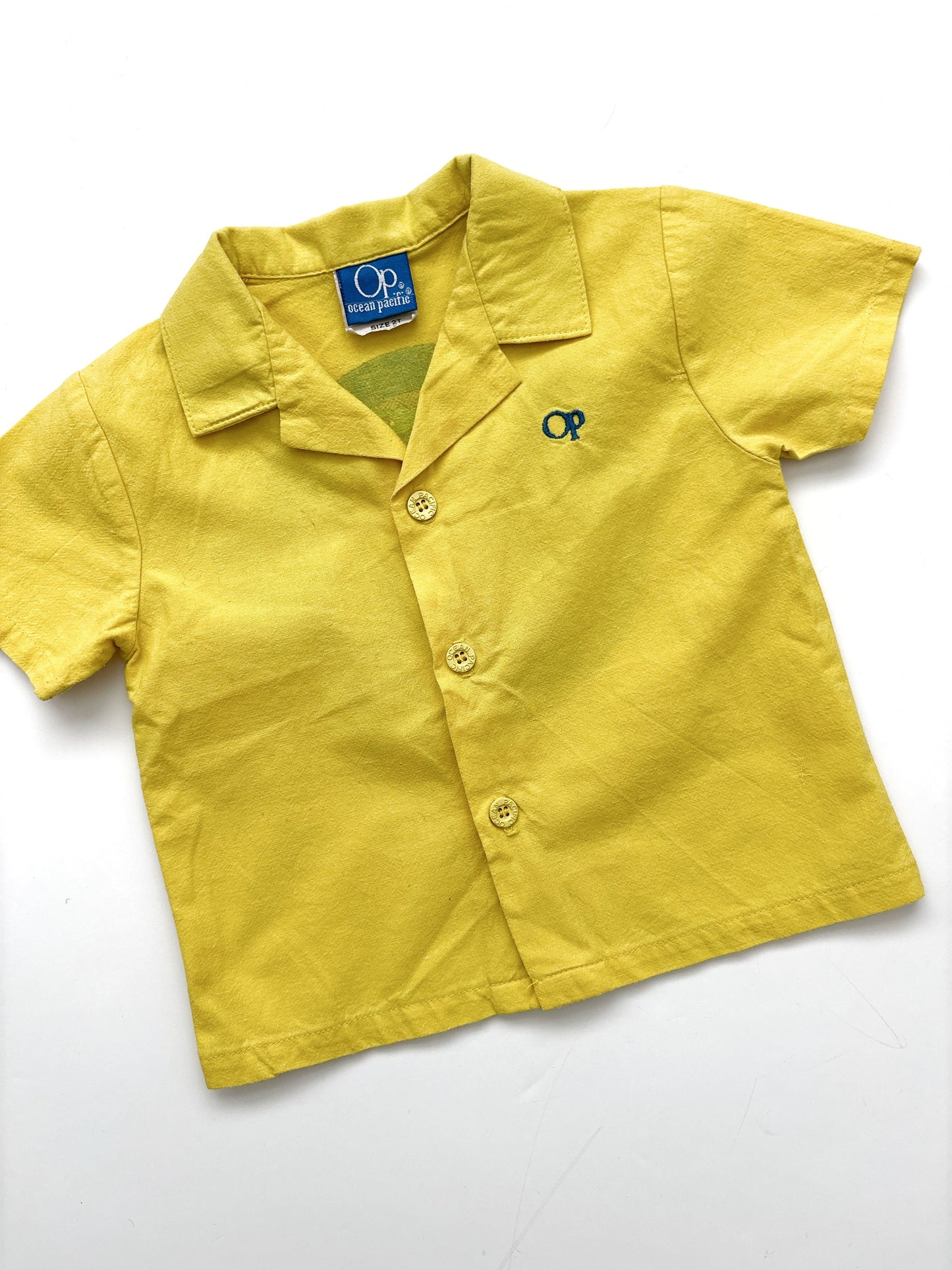 Vintage 1986 Ocean Pacific Beach Shirt Age 18-24 Months