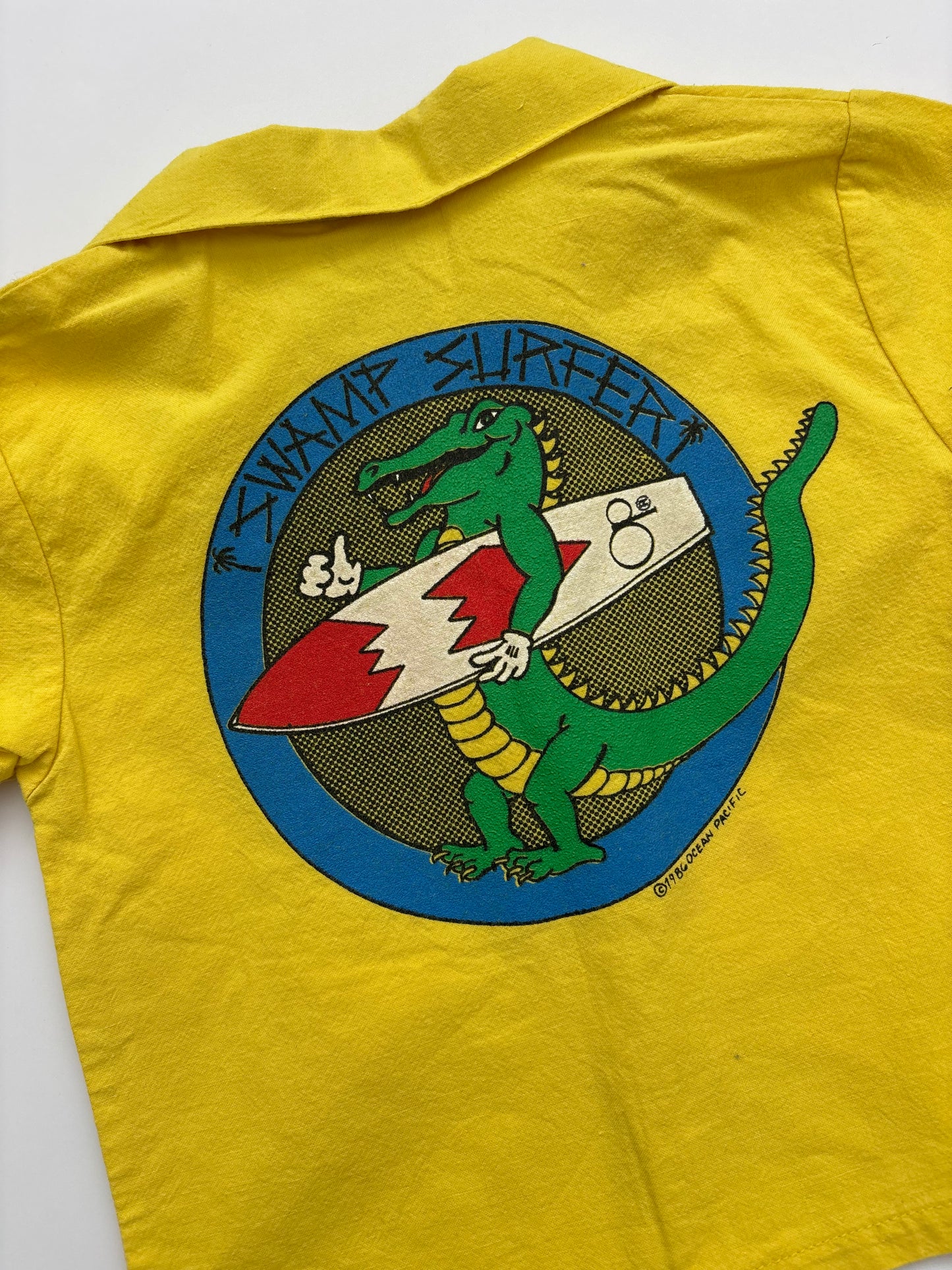 Vintage 1986 Ocean Pacific Beach Shirt Age 18-24 Months