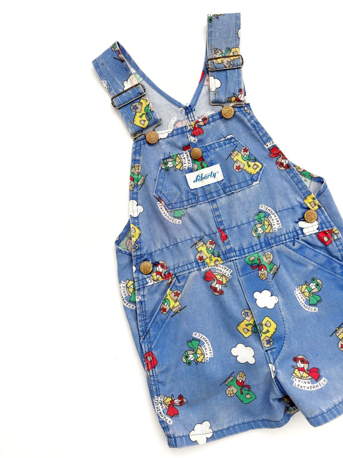 Vintage RARE Liberty USA Shortall Flying Dungarees Age 3-4 Years