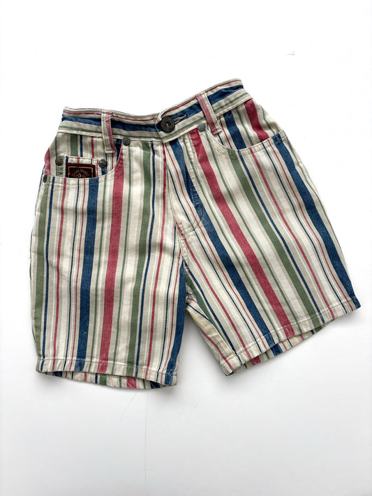 Vintage Stripe Shorts Age 3 Years