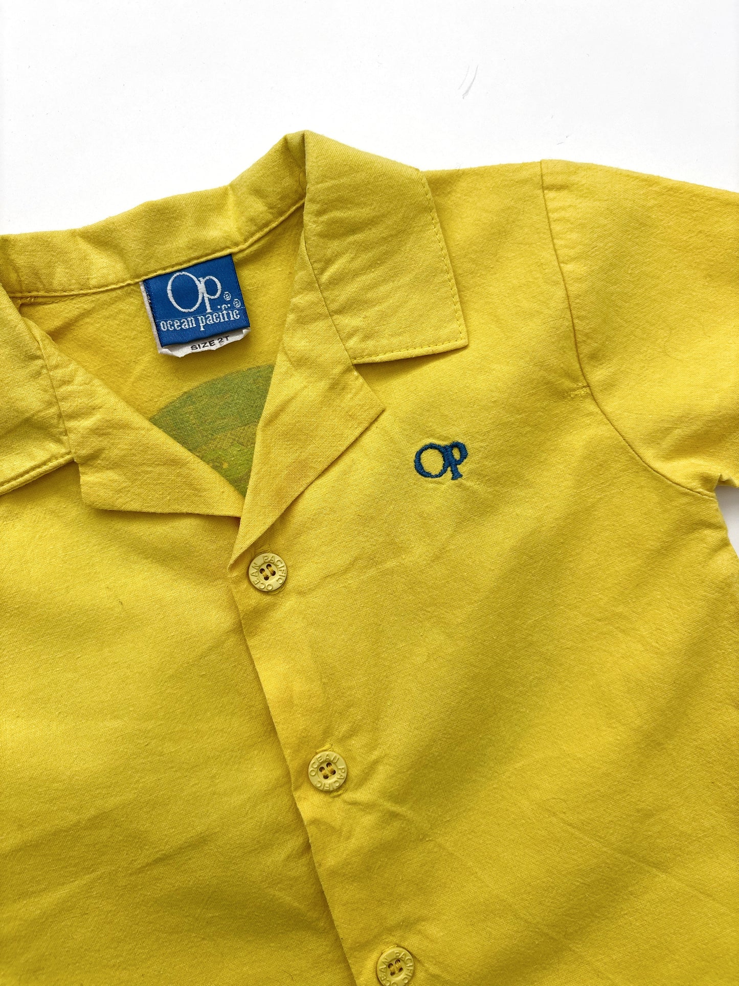 Vintage 1986 Ocean Pacific Beach Shirt Age 18-24 Months