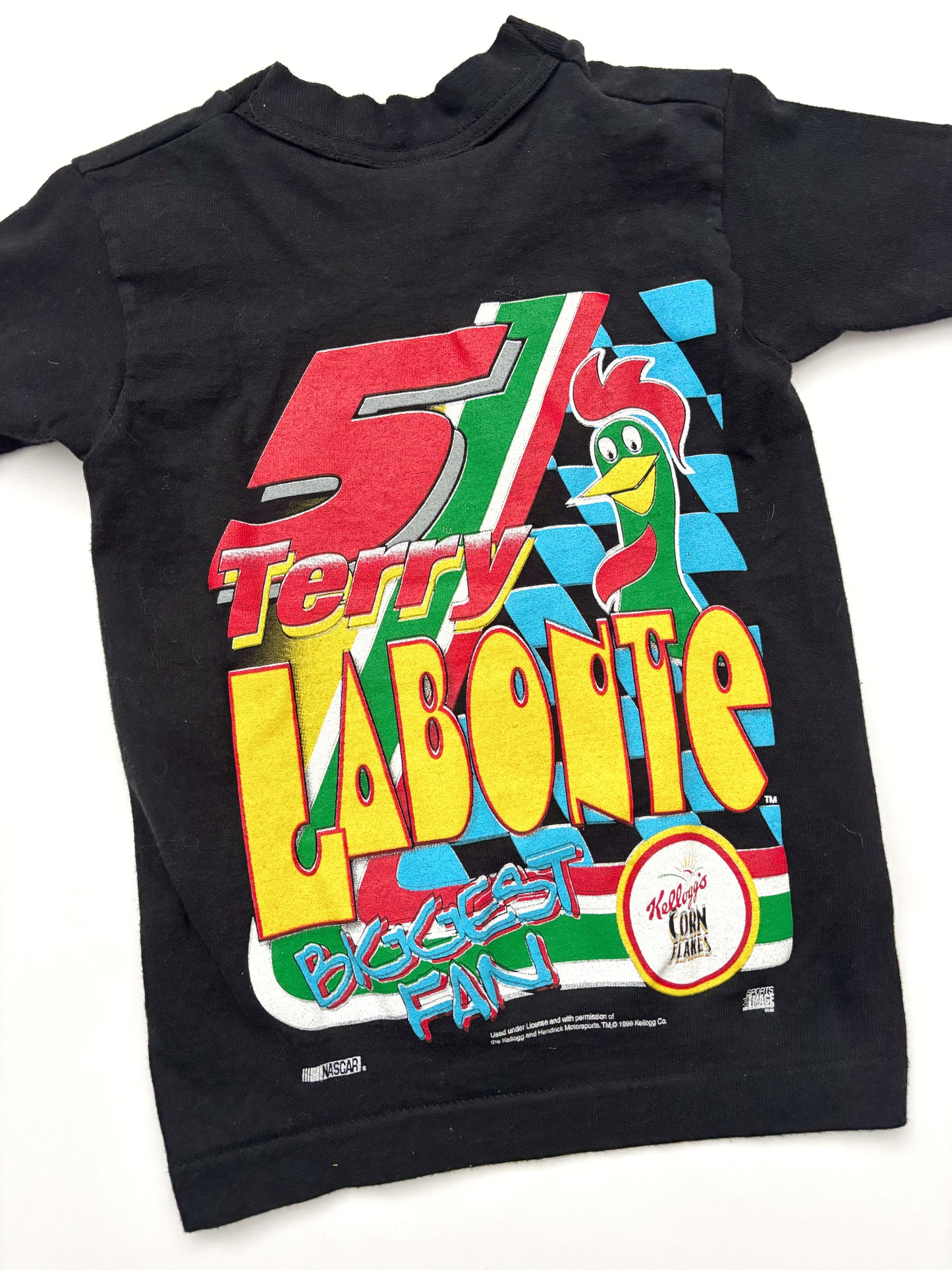 Vintage RARE kids NASCAR T-Shirt Age 3-4