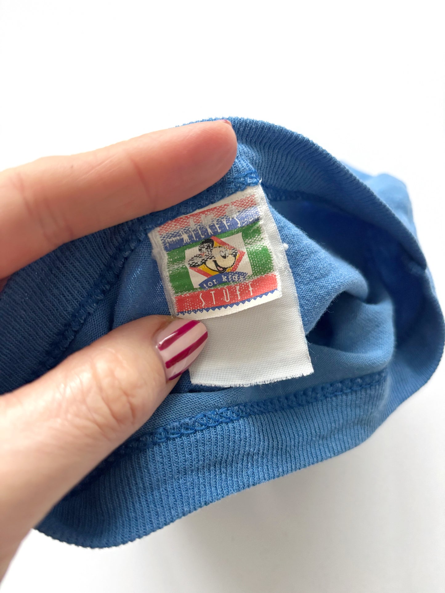 Vintage Mickey’s Stuff Blue Freestyle T-Shirt Age 2-3