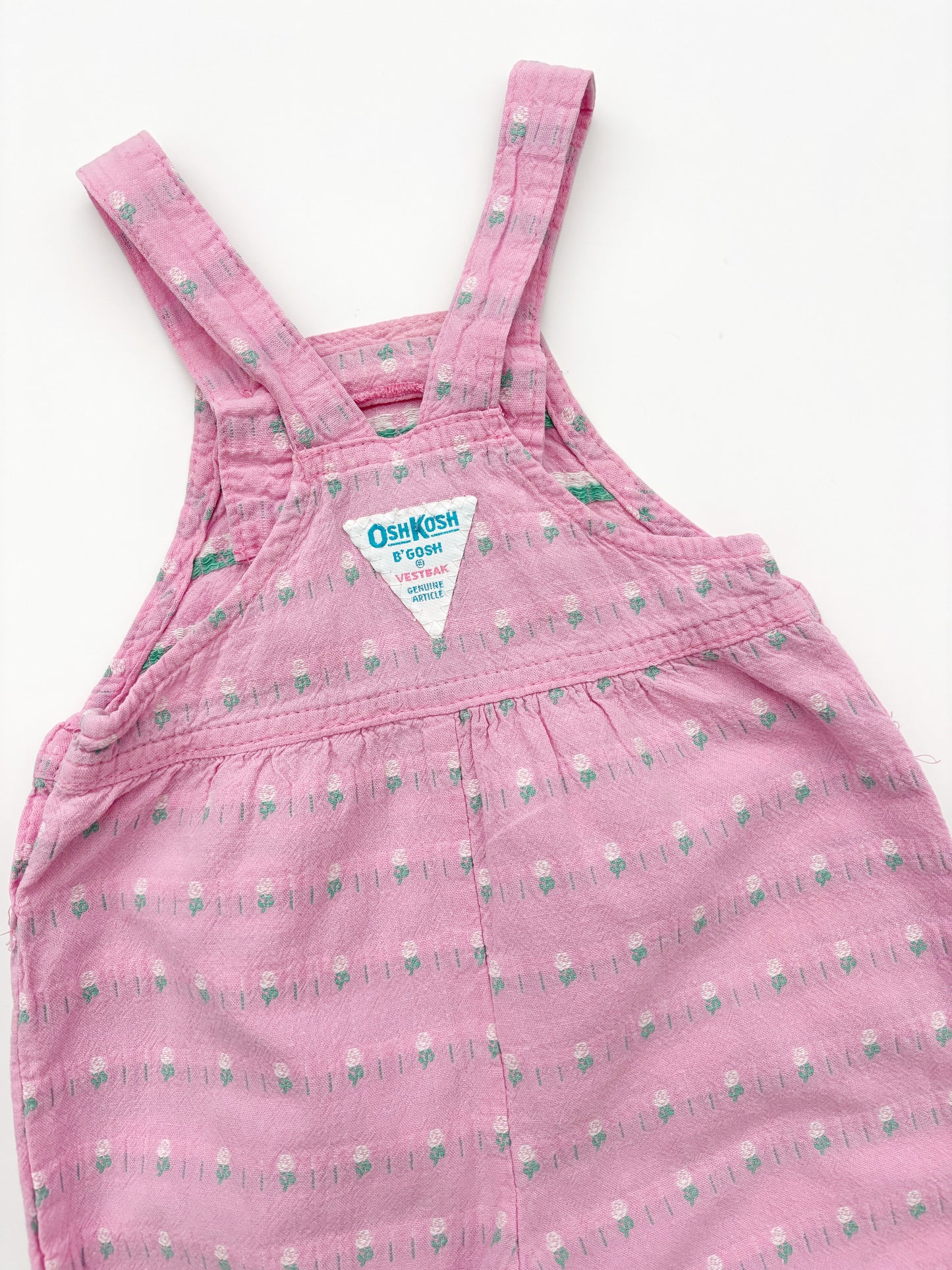 Vintage Oshkosh Pink Dungarees age 3-6 months