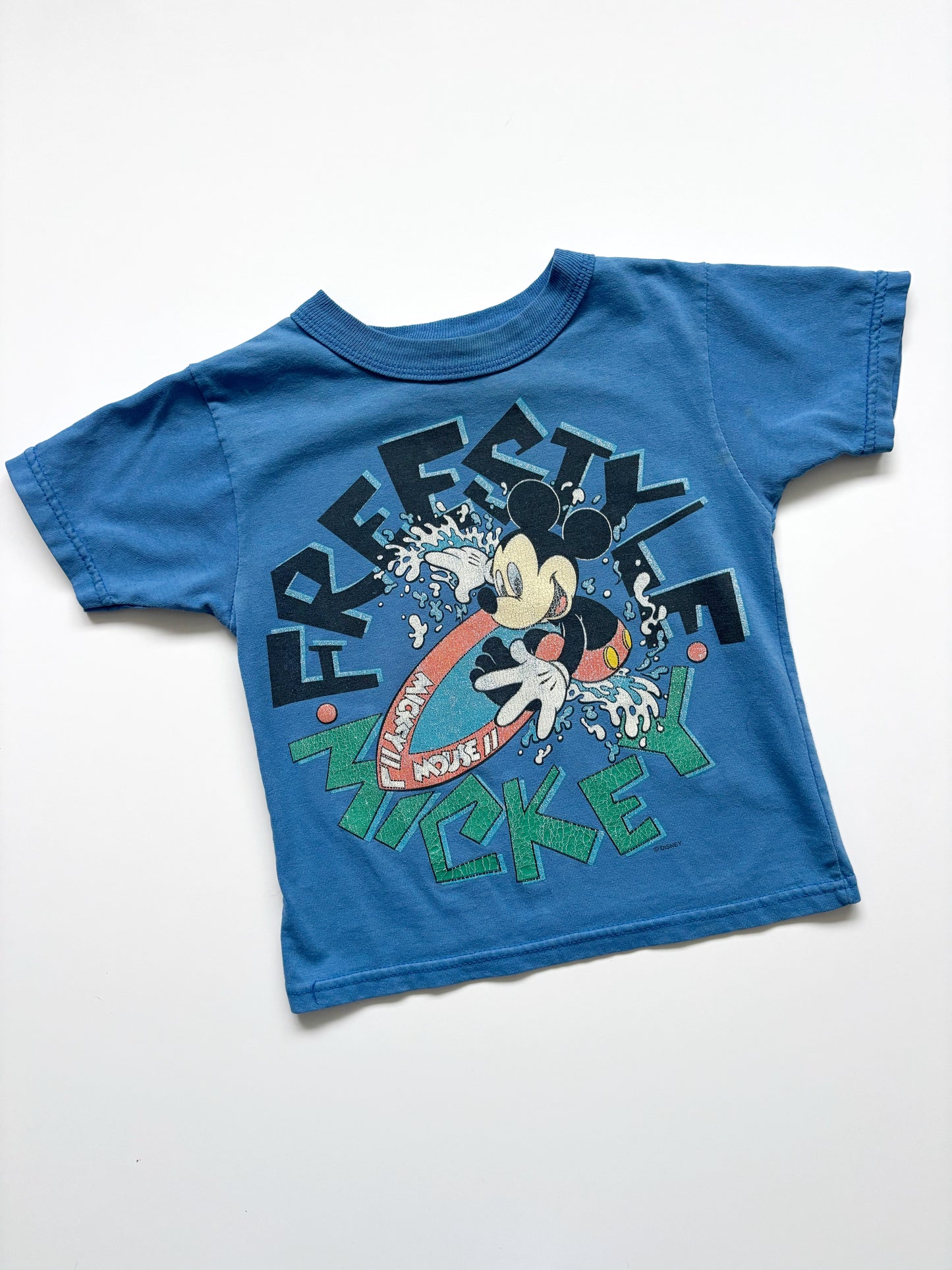 Vintage Mickey’s Stuff Blue Freestyle T-Shirt Age 2-3