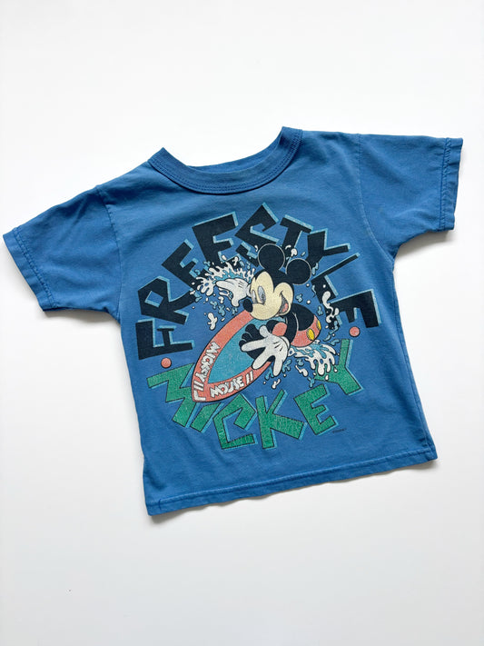 Vintage Mickey’s Stuff Blue Freestyle T-Shirt Age 2-3