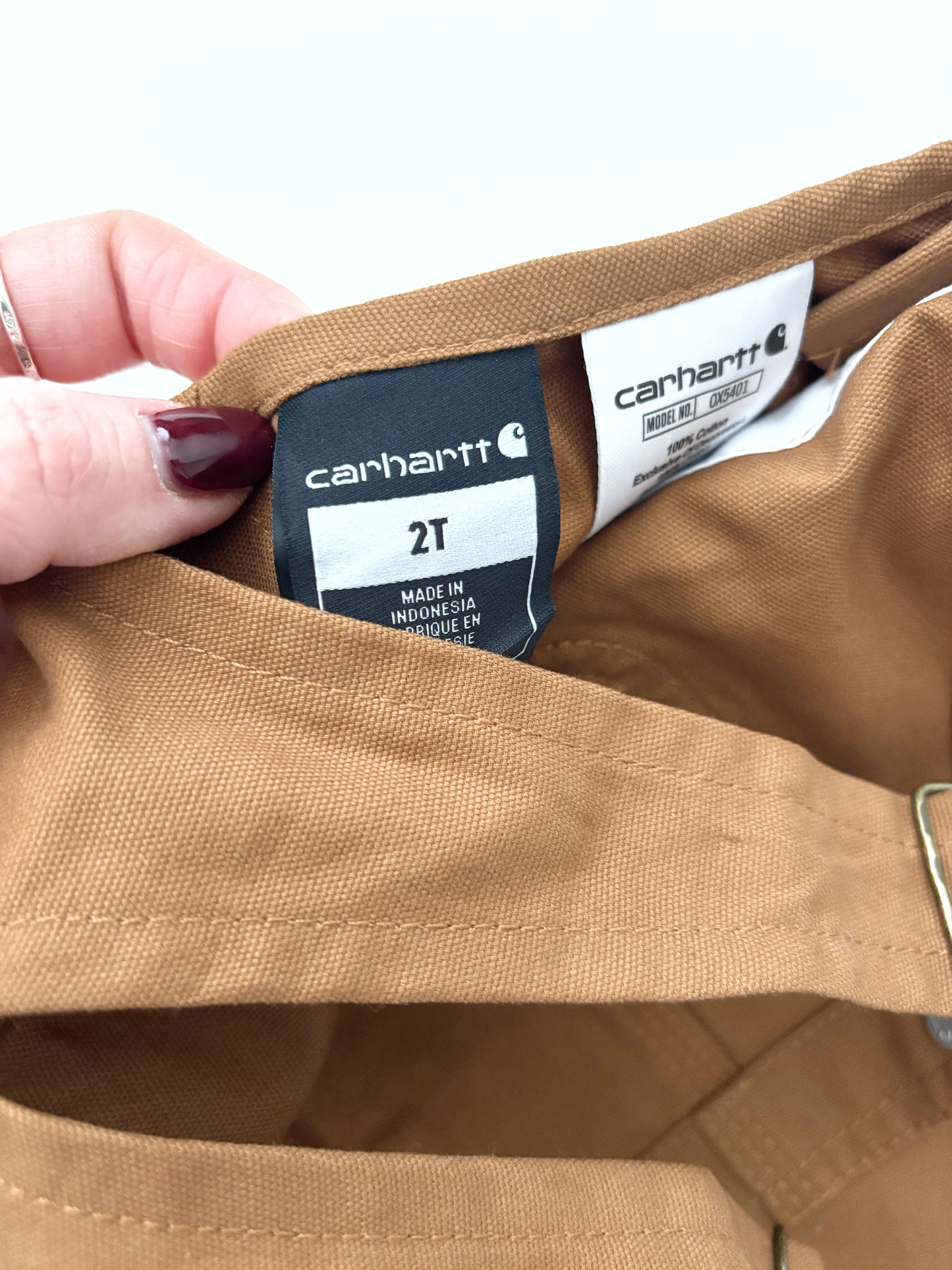 Carhartt Shortall Dungarees Age 2 Years