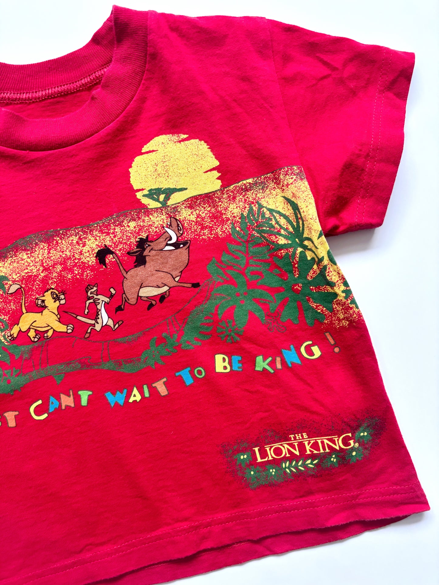 Vintage Lion King T-Shirt Age 1 years