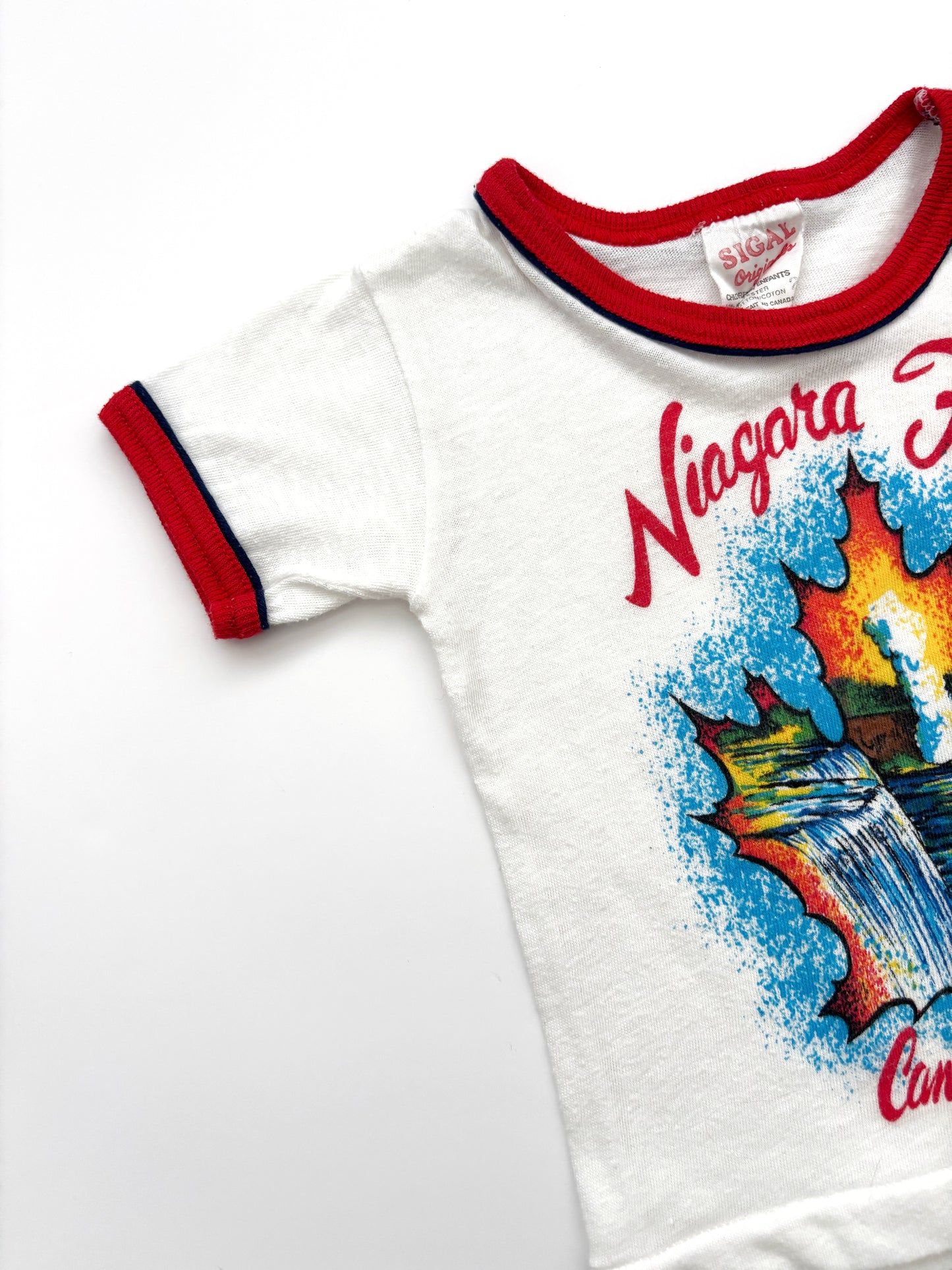Vintage Niagara Falls Travel Tshirt Age 9 Months +