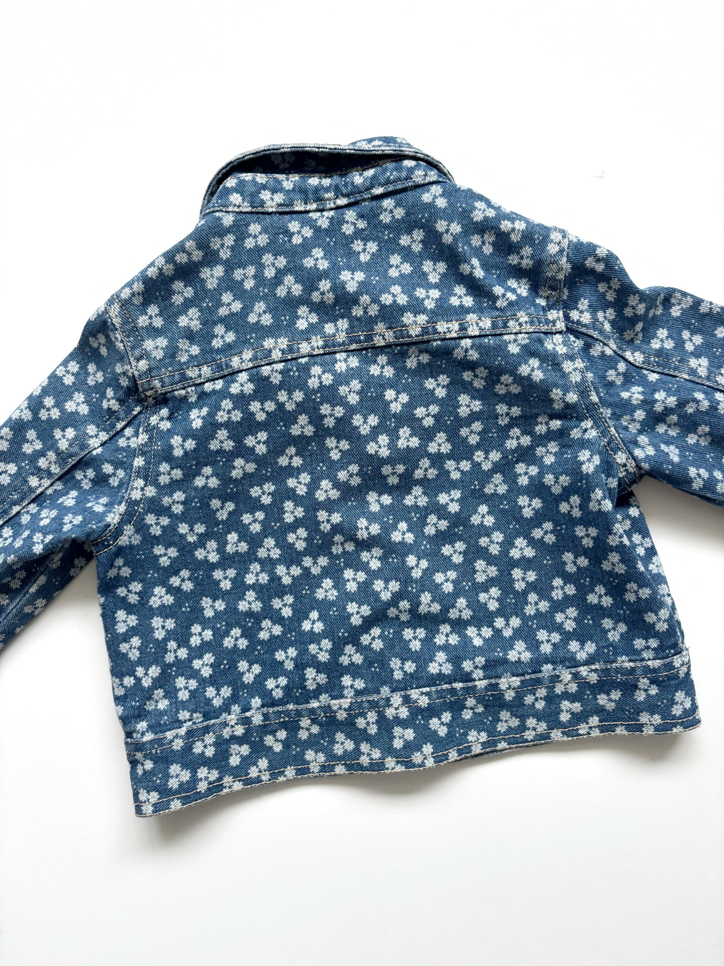 Vintage Ladybird Floral Denim Jacket Age 2-3 Years