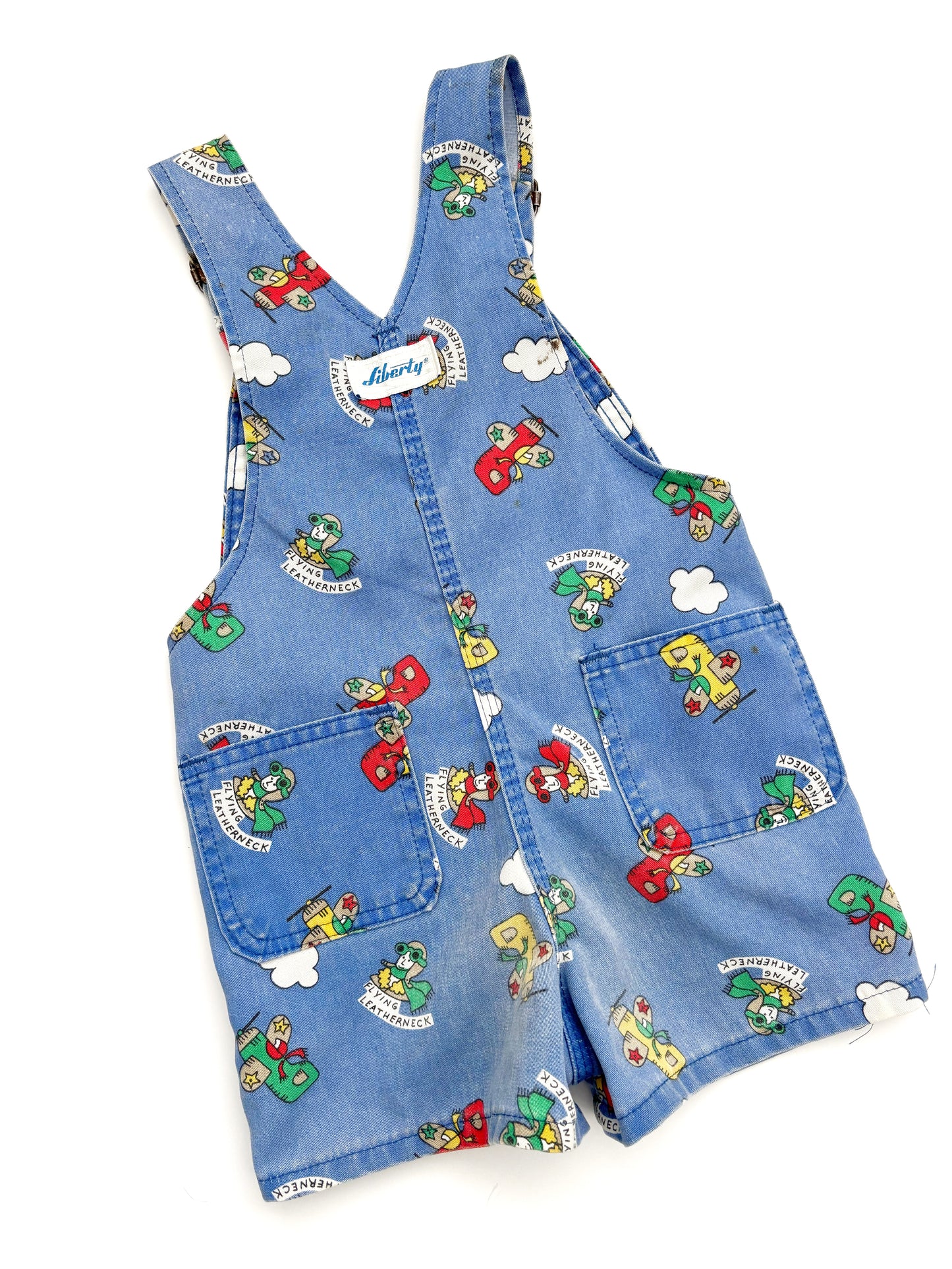 Vintage RARE Liberty USA Shortall Flying Dungarees Age 3-4 Years